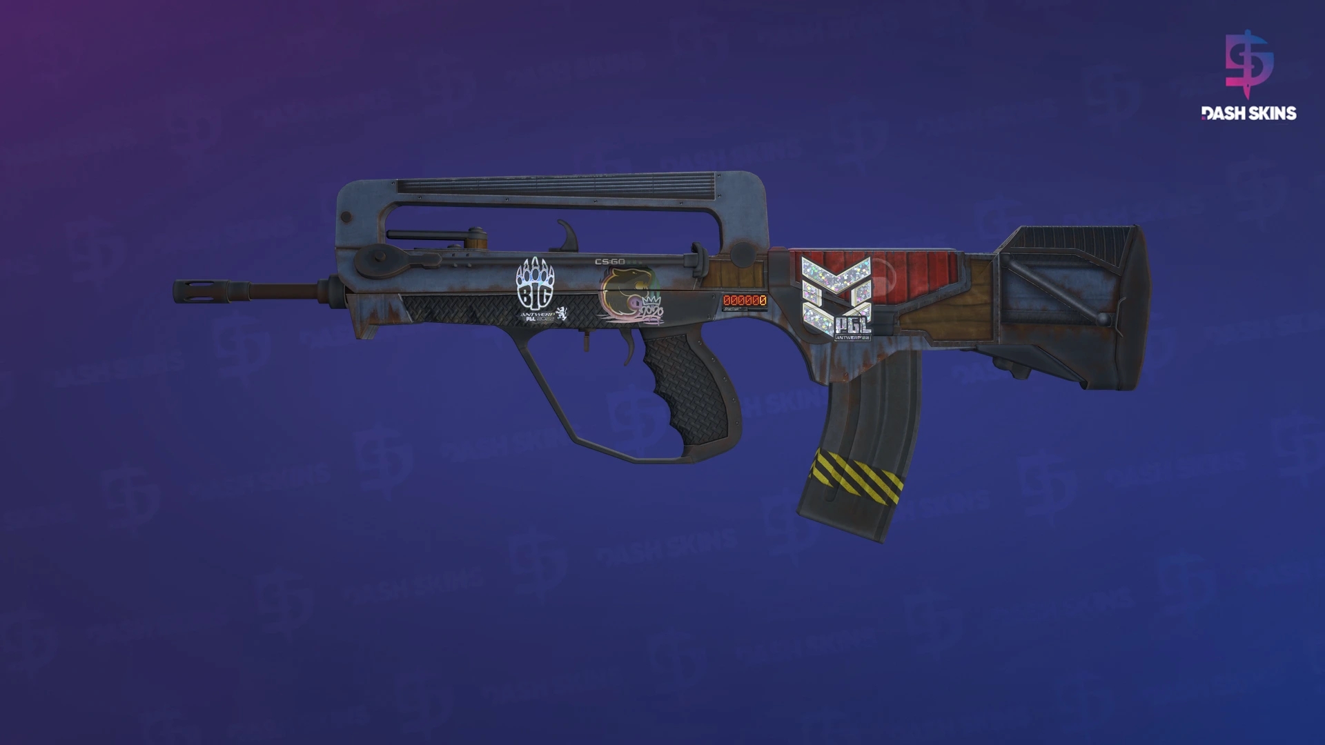 StatTrak™ FAMAS | Decommissioned (Well-Worn) Screenshot Playside