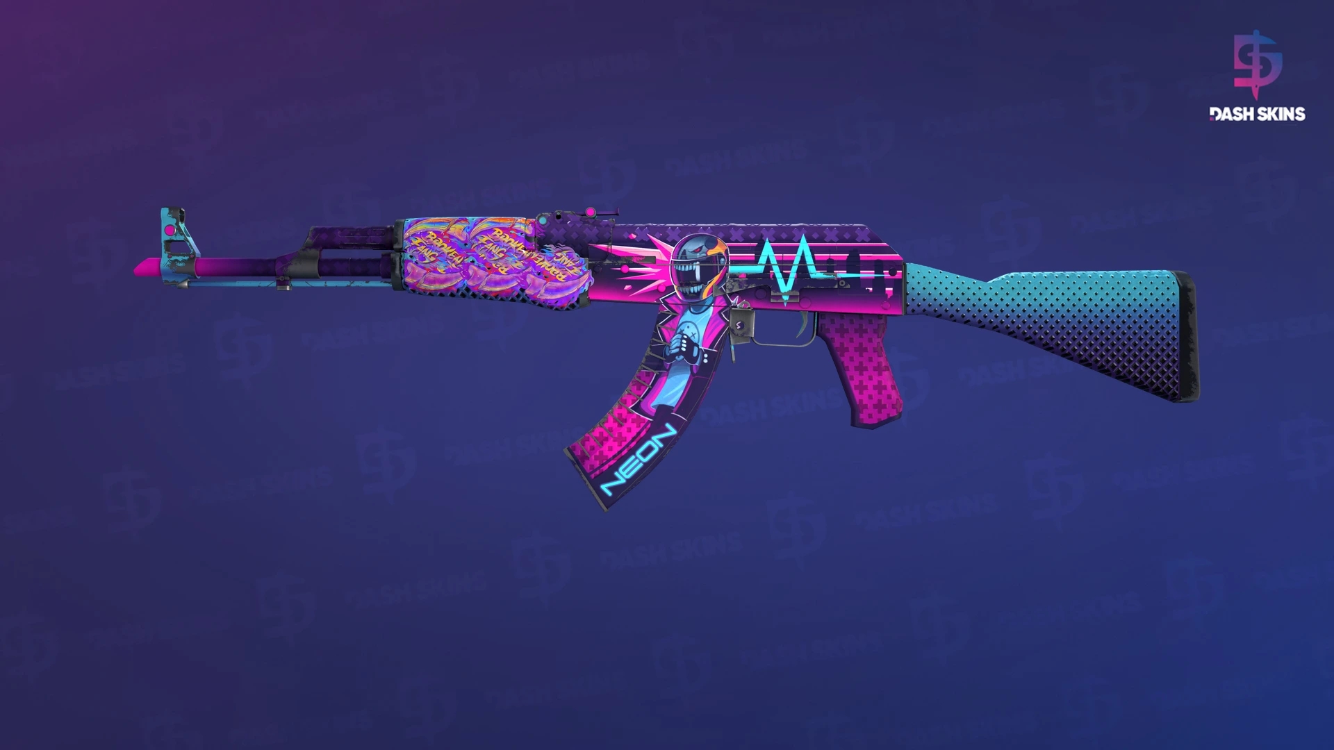 AK-47 | Neon Rider (Field-Tested) Screenshot Playside