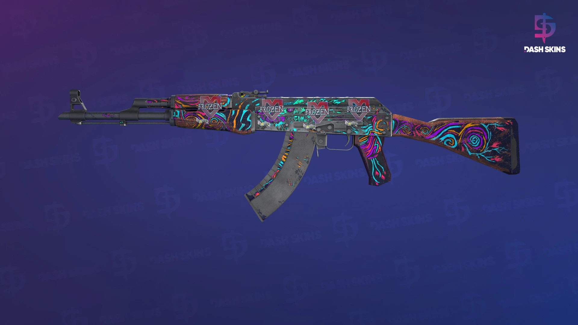 AK-47 | Nightwish (Battle-Scarred) Screenshot Playside