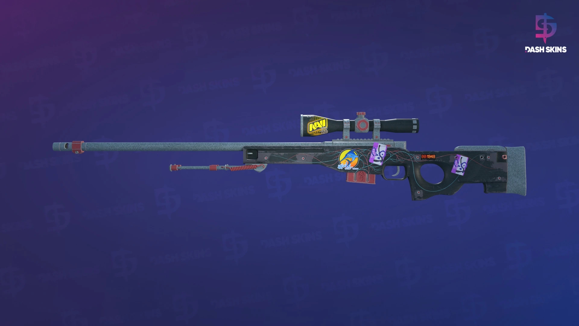 StatTrak™ AWP | Capillary (Field-Tested) Screenshot Playside