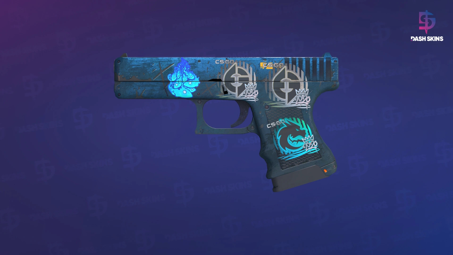 Glock-18 | Off World (Battle-Scarred) Screenshot Playside