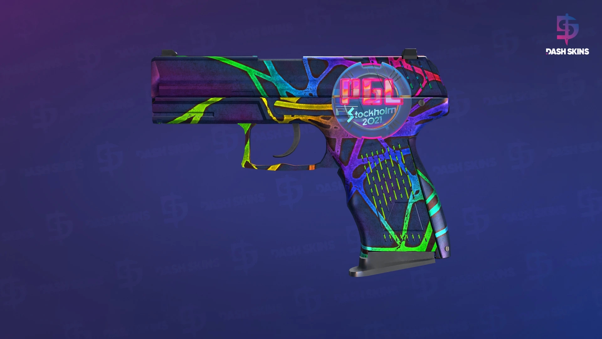 P2000 | Acid Etched (Well-Worn) Screenshot Playside