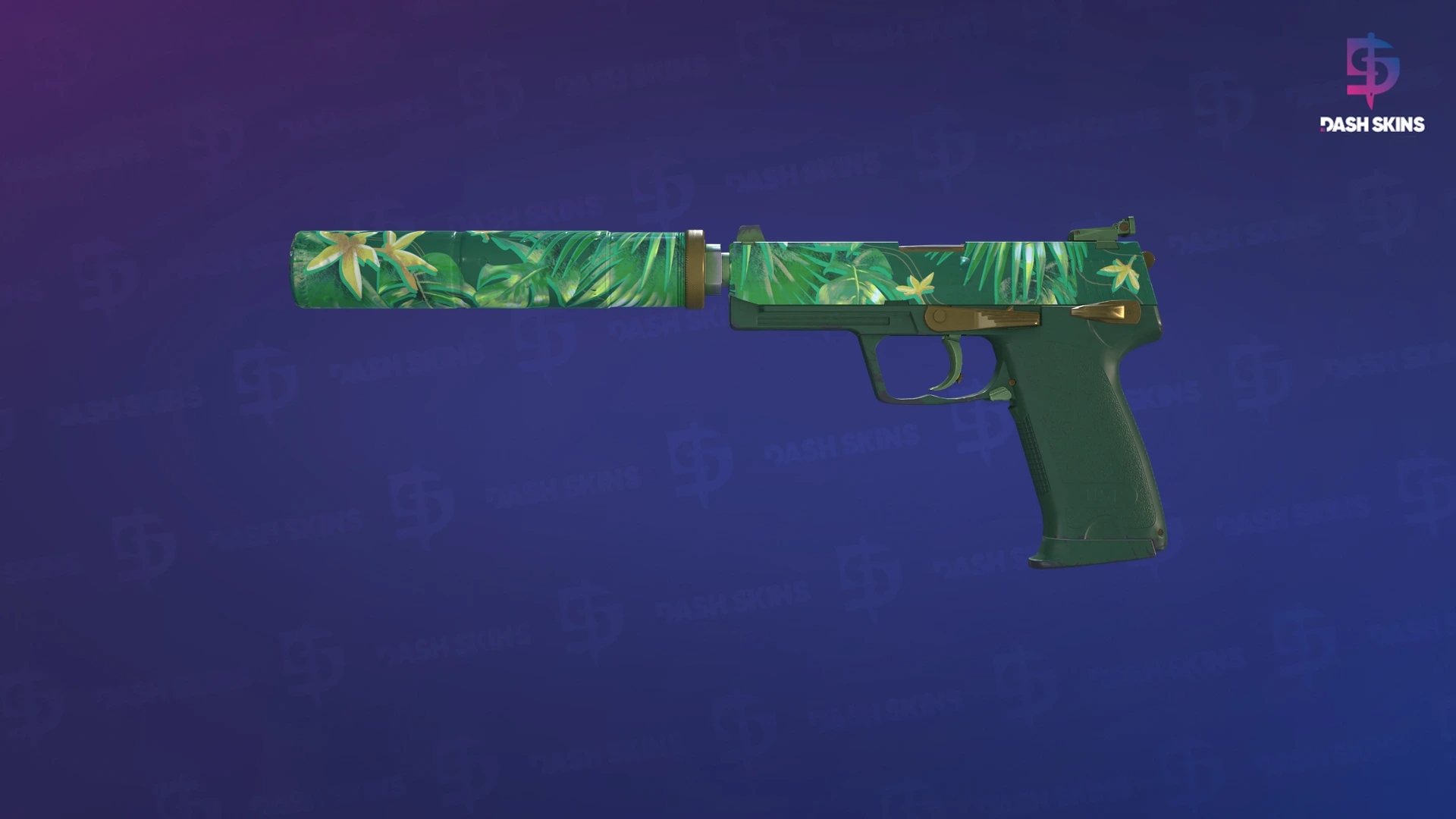 USP-S | Tropical Breeze (Minimal Wear) Screenshot Playside