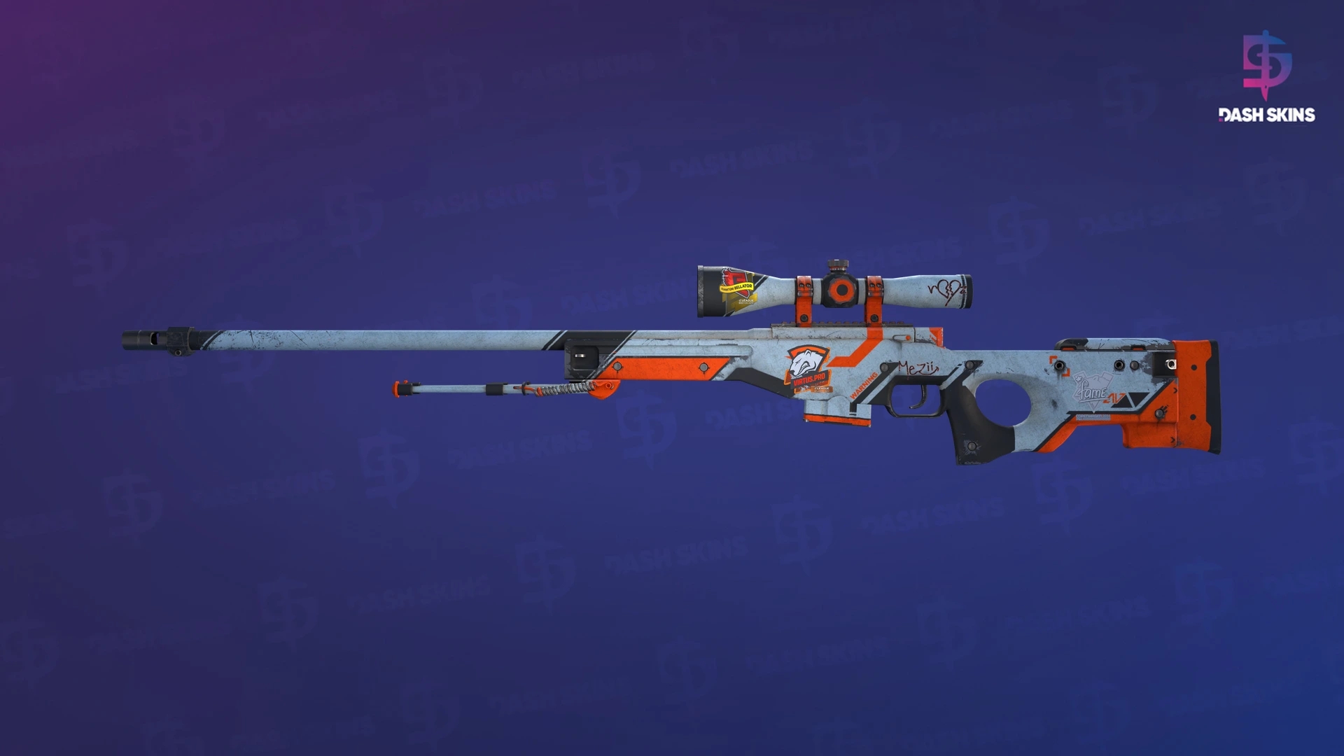 AWP | Asiimov (Battle-Scarred) Screenshot Playside