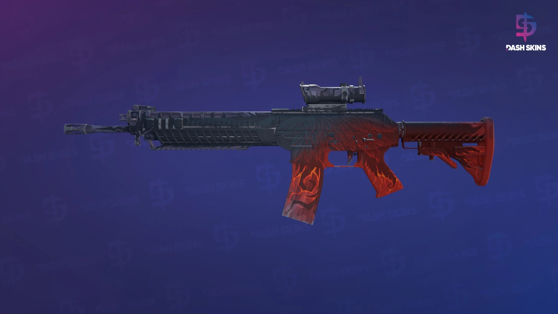 SG 553 | Darkwing (Field-Tested) Screenshot Playside