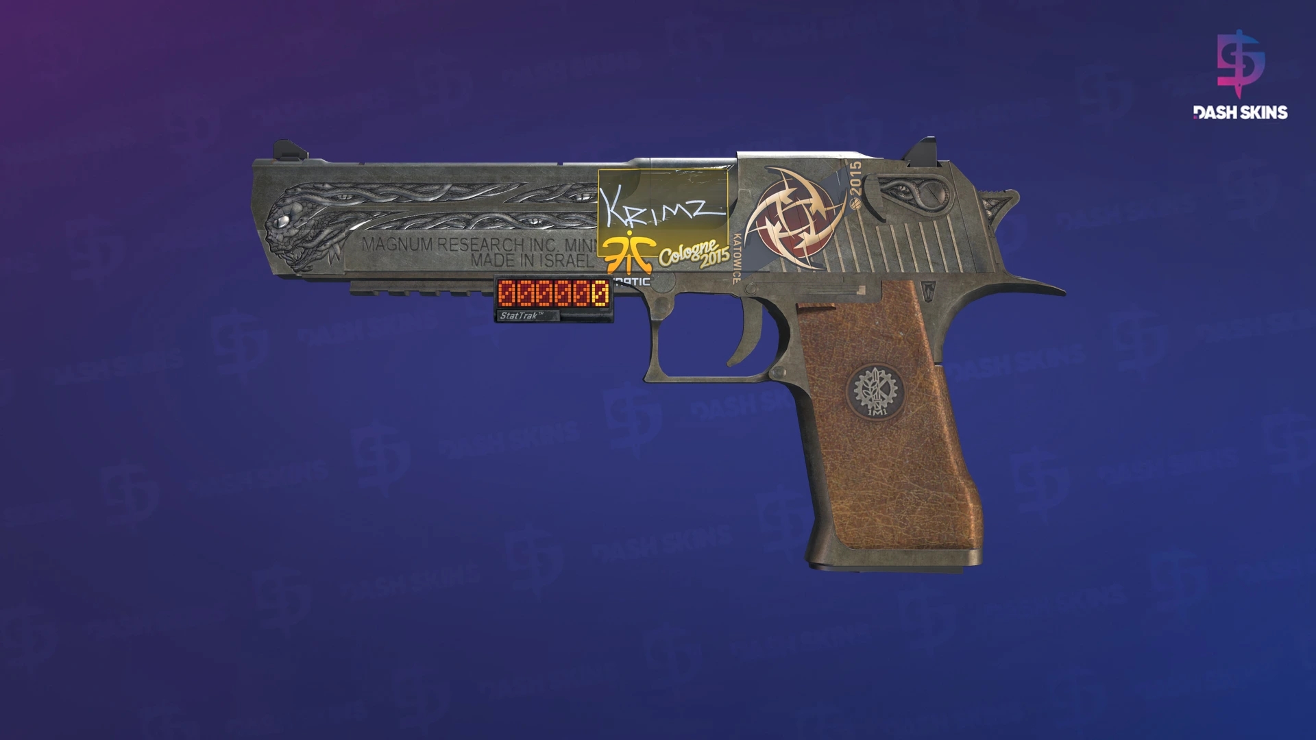StatTrak™ Desert Eagle | Naga (Well-Worn) Screenshot Playside