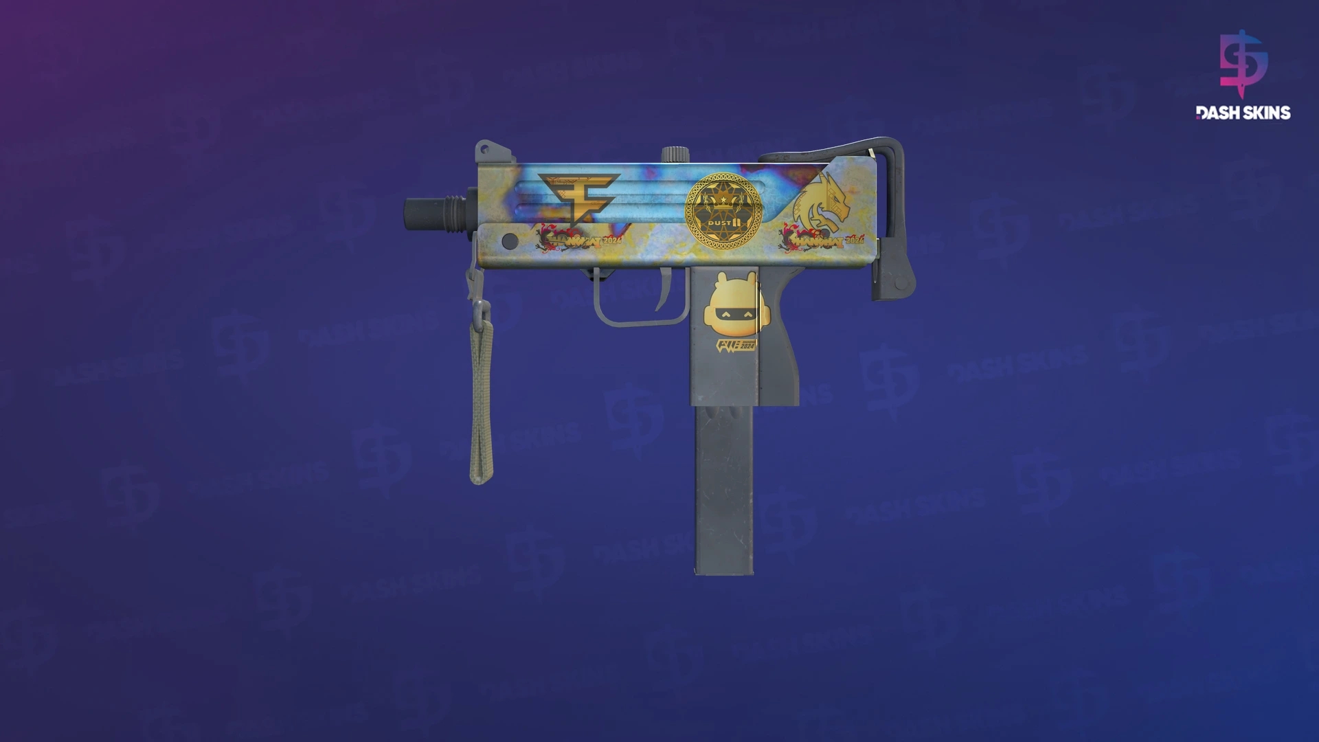 Souvenir MAC-10 | Case Hardened (Minimal Wear) Screenshot Playside