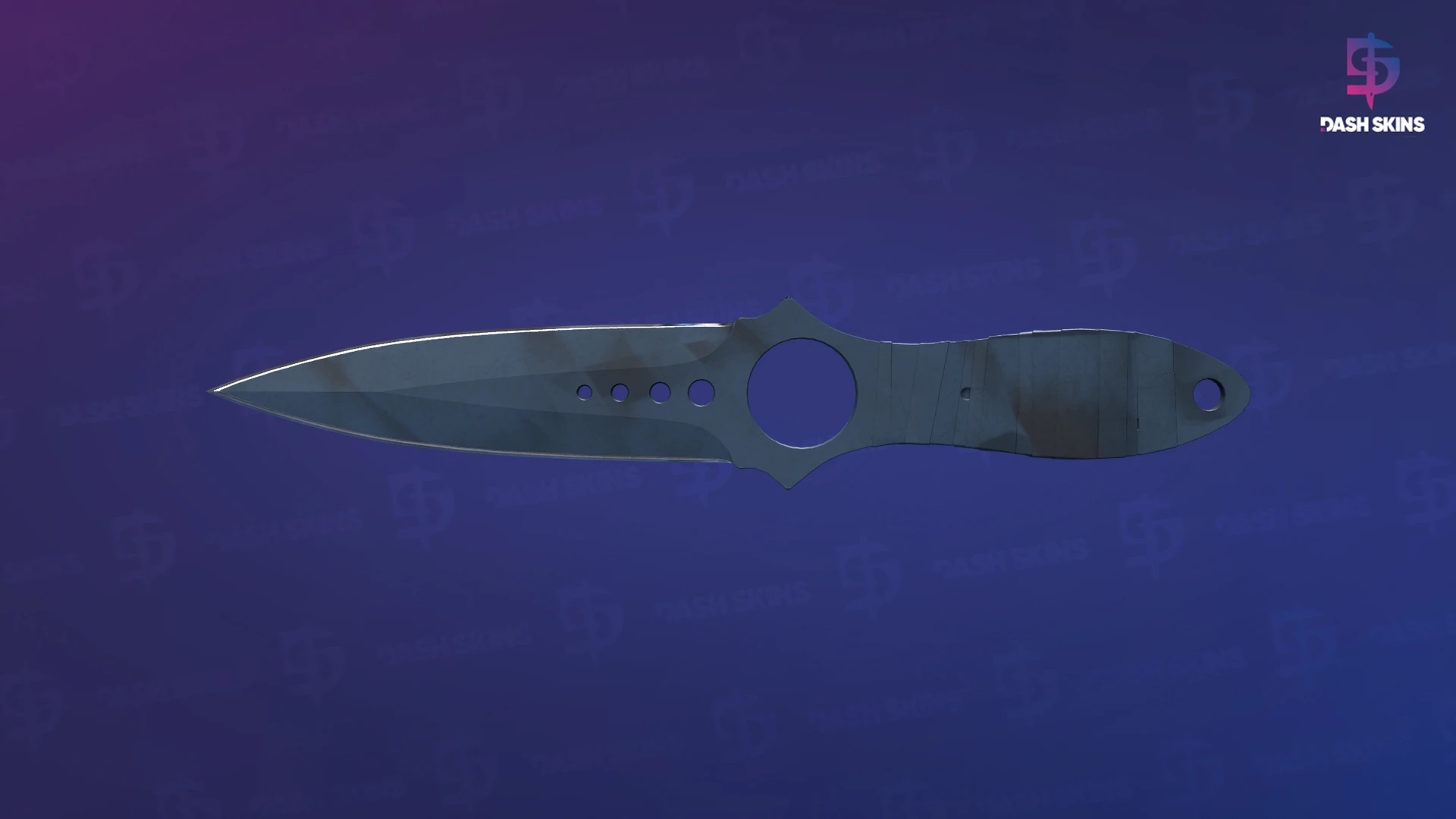 ★ Skeleton Knife | Night Stripe (Field-Tested) Screenshot Playside
