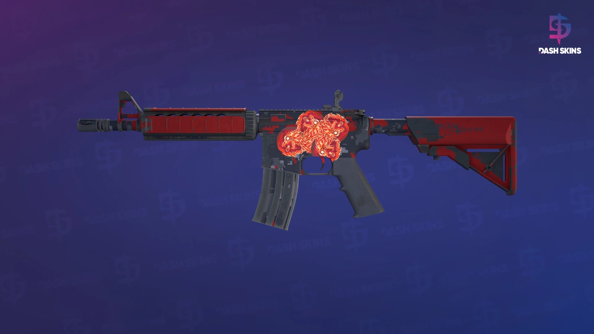 Souvenir M4A4 | Red DDPAT (Field-Tested) Screenshot Playside