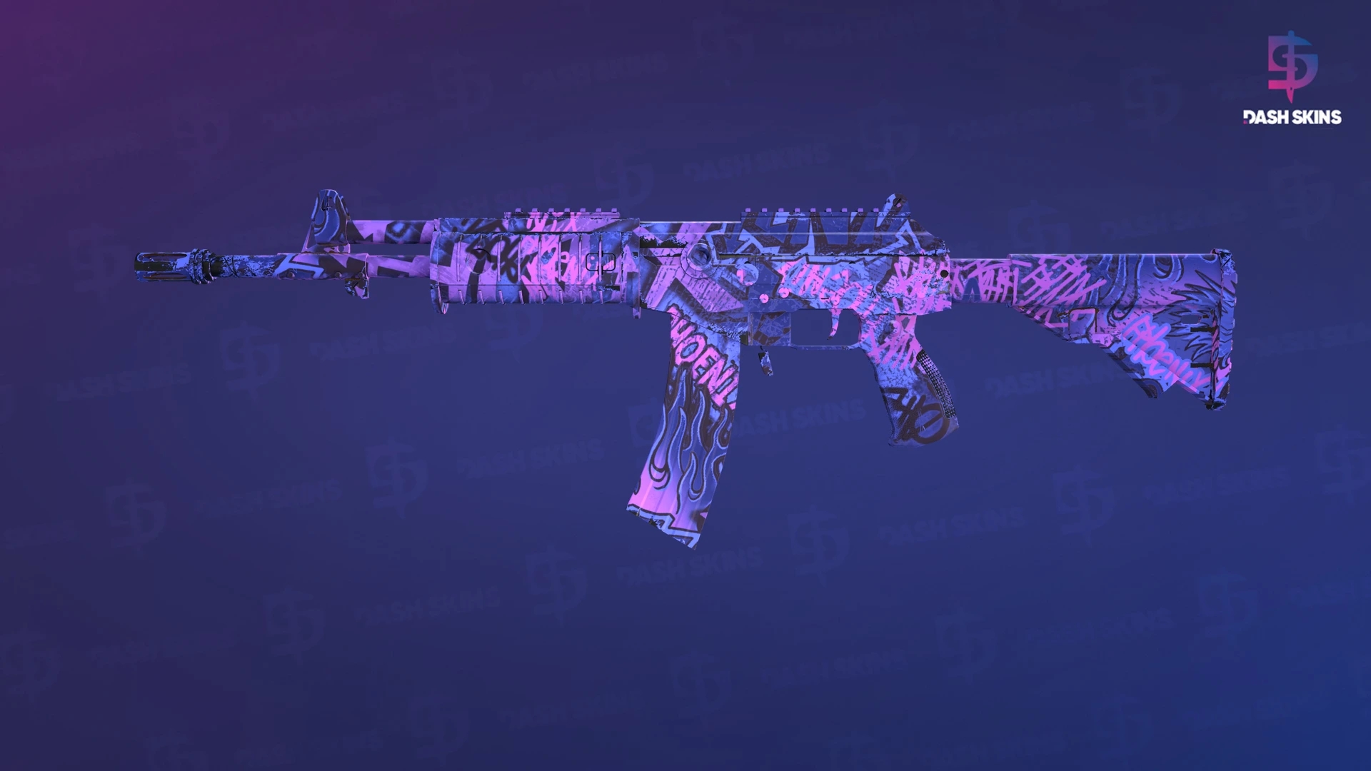 Galil AR | Phoenix Blacklight (Minimal Wear) Screenshot Playside