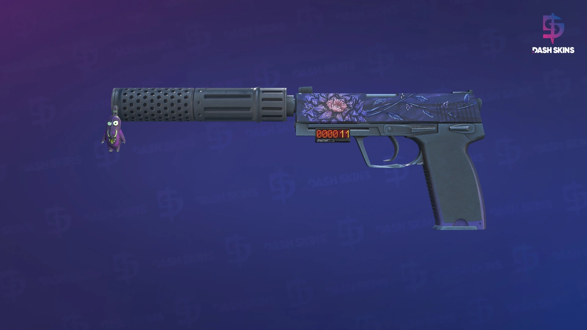 StatTrak™ USP-S | Black Lotus (Field-Tested) Screenshot Playside