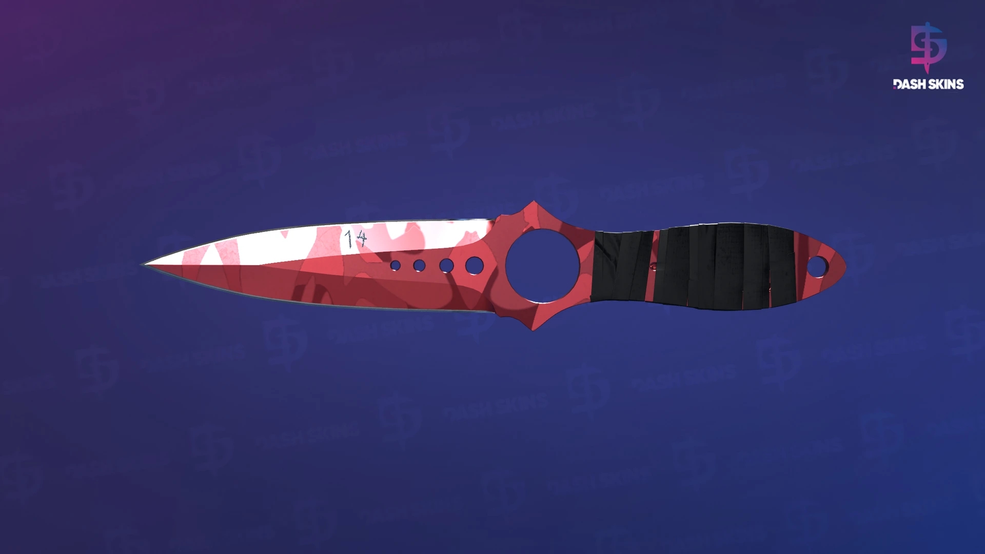 ★ StatTrak™ Skeleton Knife | Slaughter (Minimal Wear) Screenshot Playside