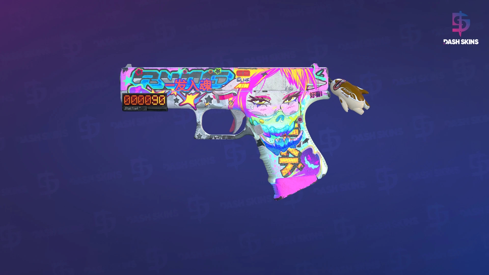 StatTrak™ Glock-18 | Fully Tuned (Well-Worn) Screenshot Playside