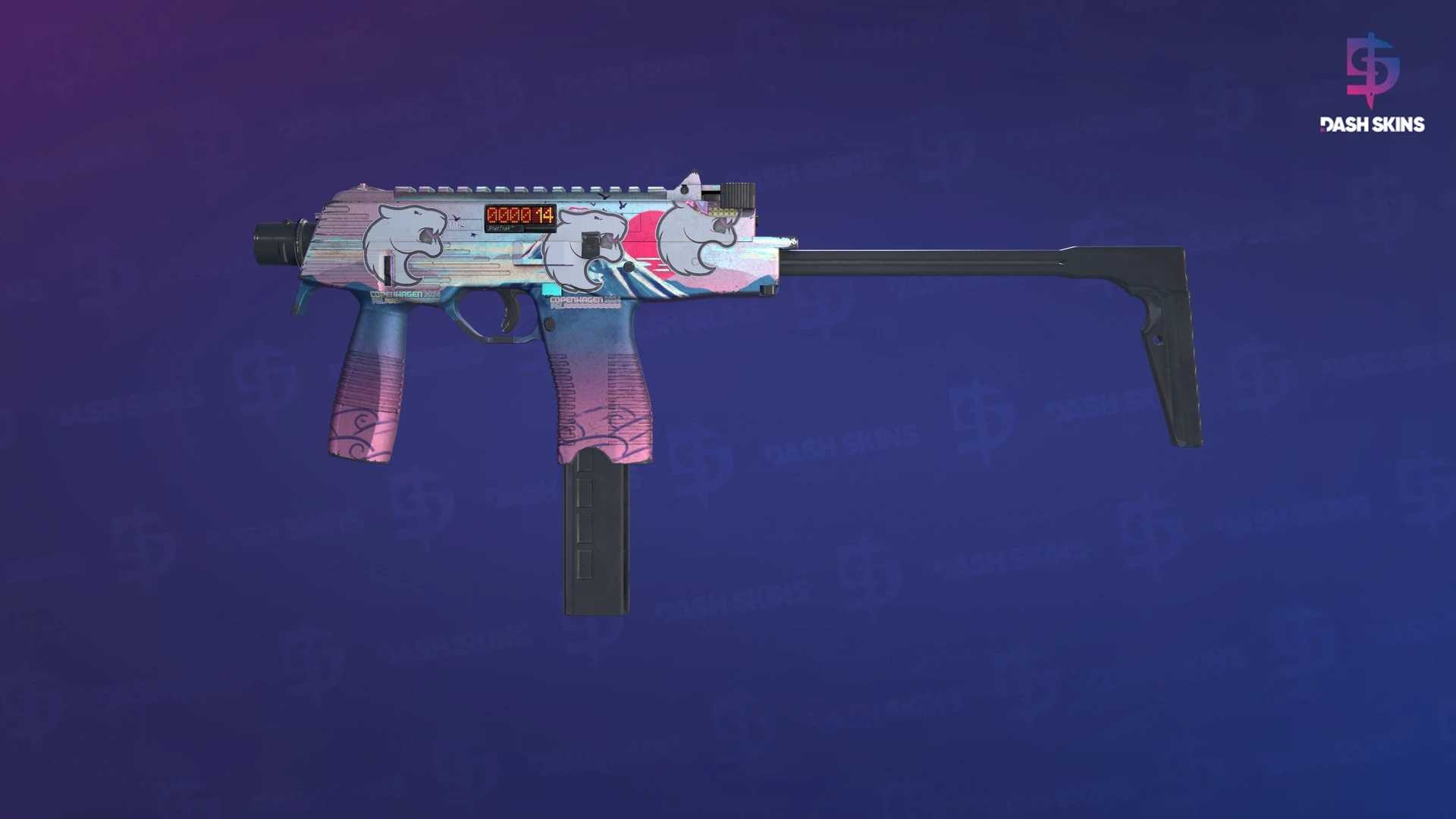 StatTrak™ MP9 | Mount Fuji (Field-Tested) Screenshot Playside