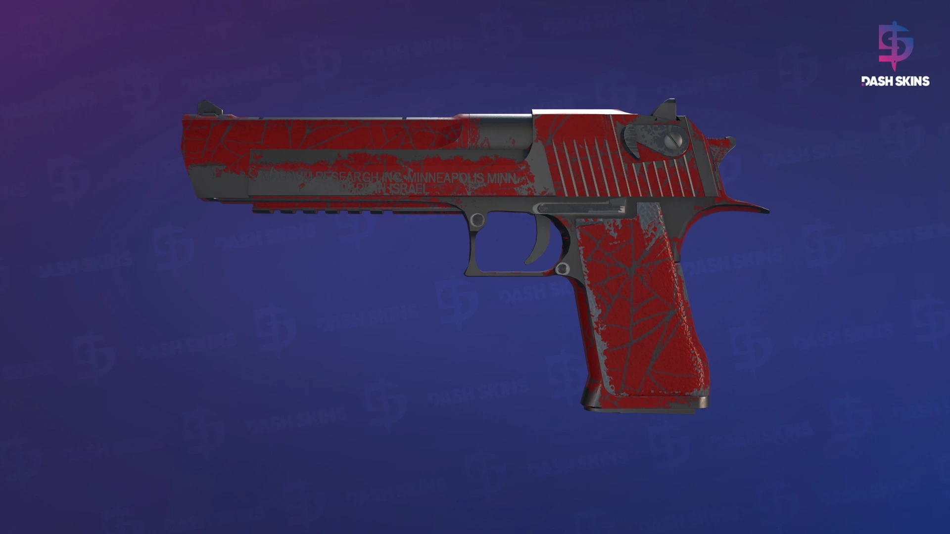 Desert Eagle | Crimson Web (Well-Worn) Screenshot Playside