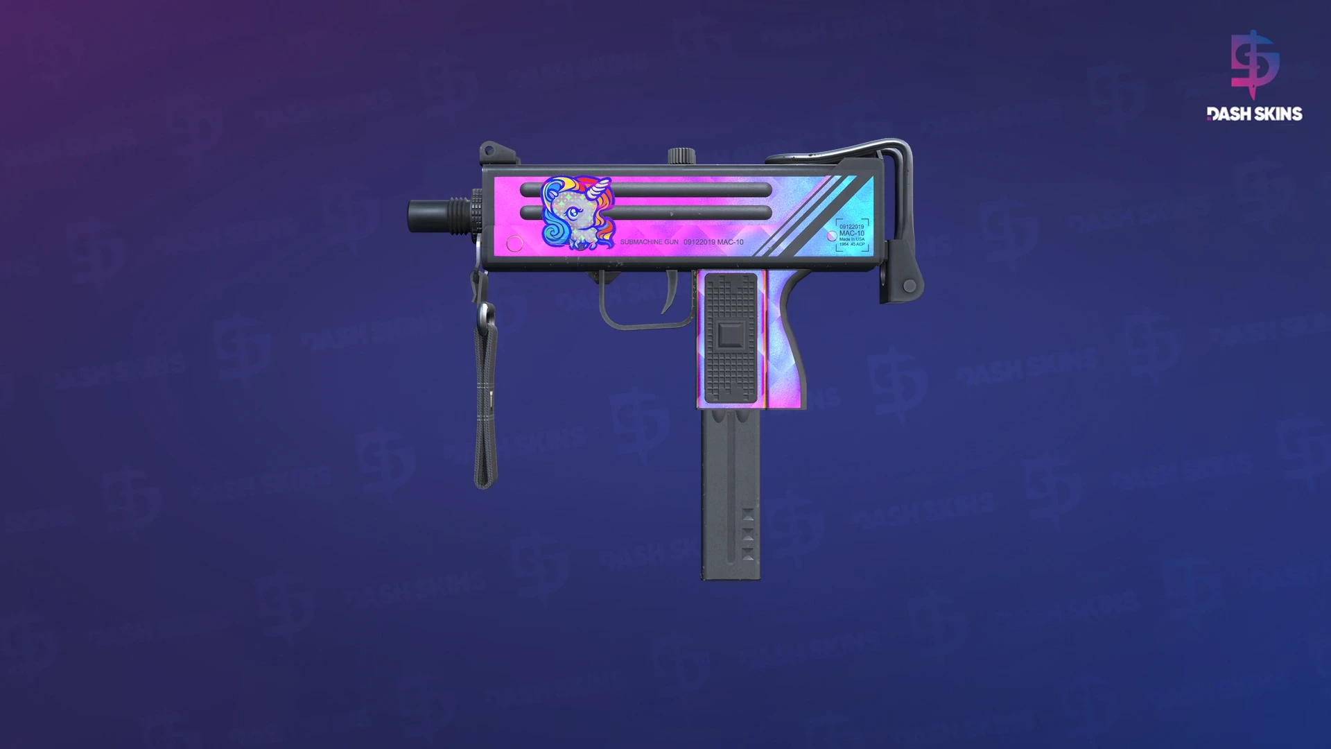MAC-10 | Disco Tech (Field-Tested) Screenshot Playside