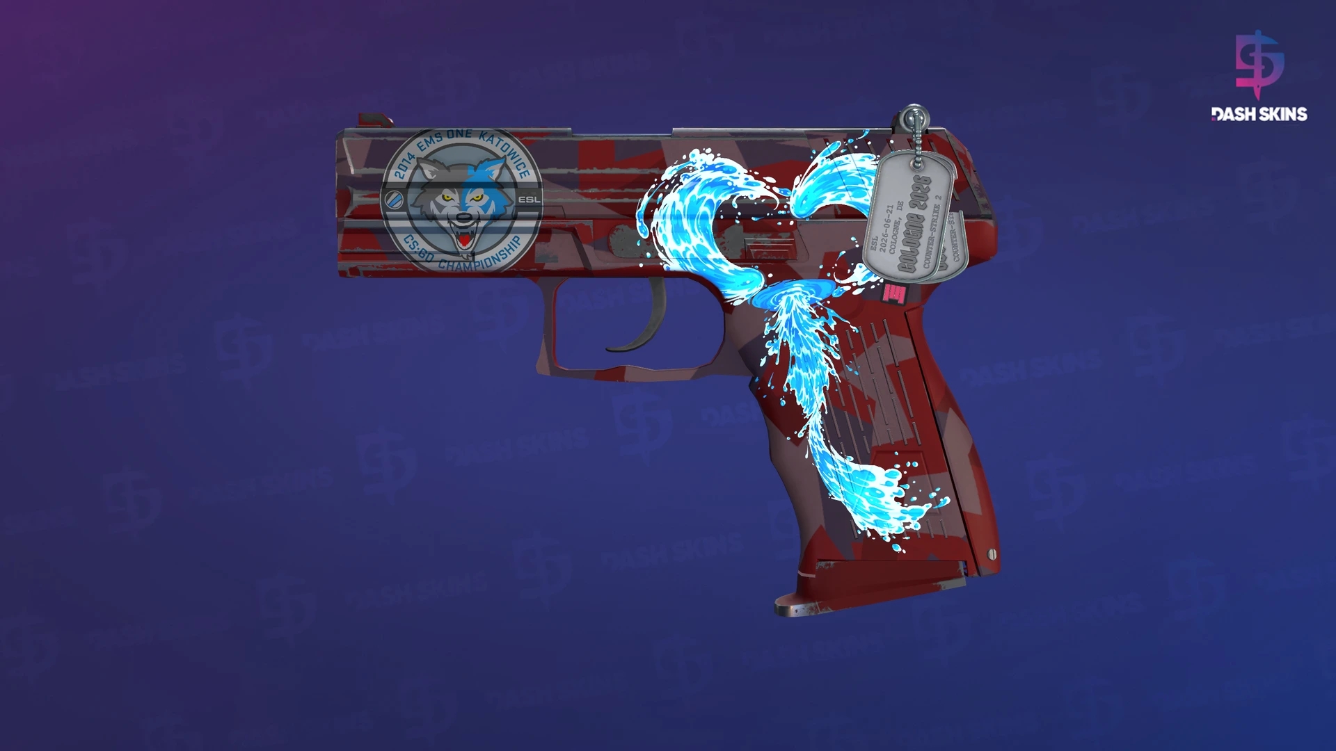 P2000 | Red FragCam (Minimal Wear) Screenshot Playside