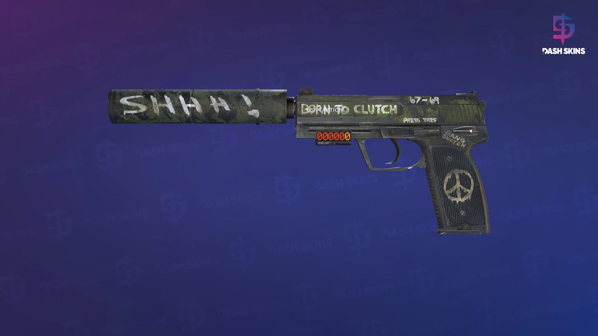 StatTrak™ USP-S | Flashback (Well-Worn) Screenshot Playside