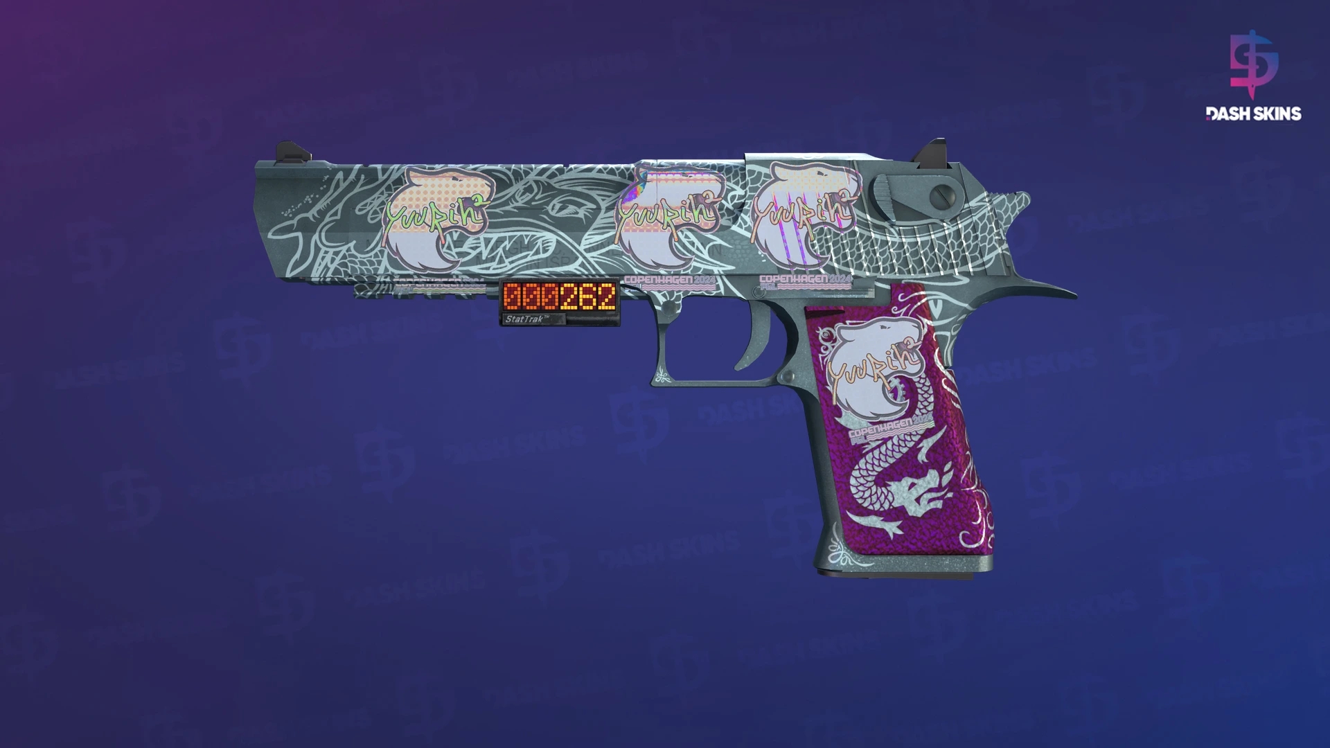 StatTrak™ Desert Eagle | Kumicho Dragon (Minimal Wear) Screenshot Playside