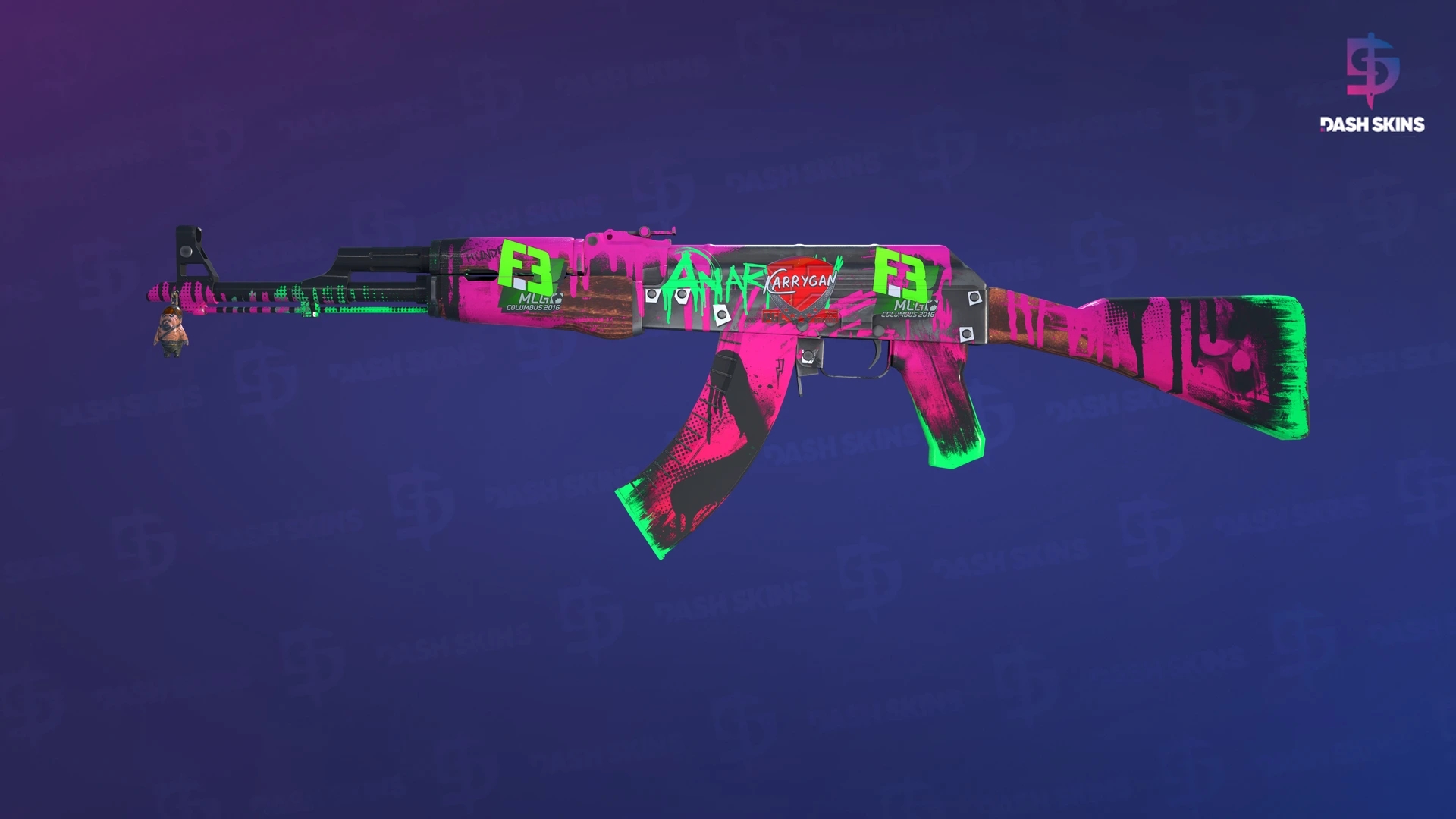 AK-47 | Neon Revolution (Minimal Wear) Screenshot Playside