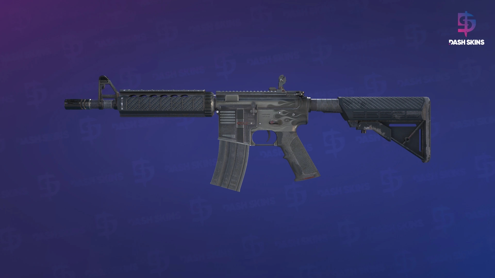 M4A4 | Magnesium (Battle-Scarred) Screenshot Playside