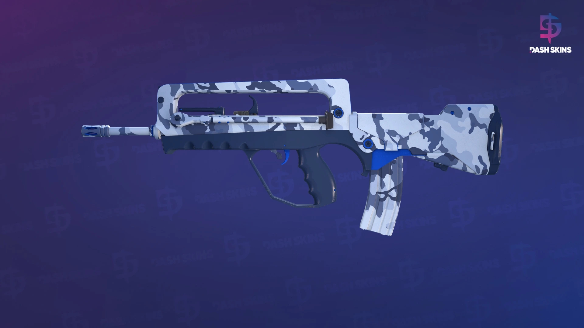 FAMAS | Yeti Camo (Factory New) Screenshot Playside