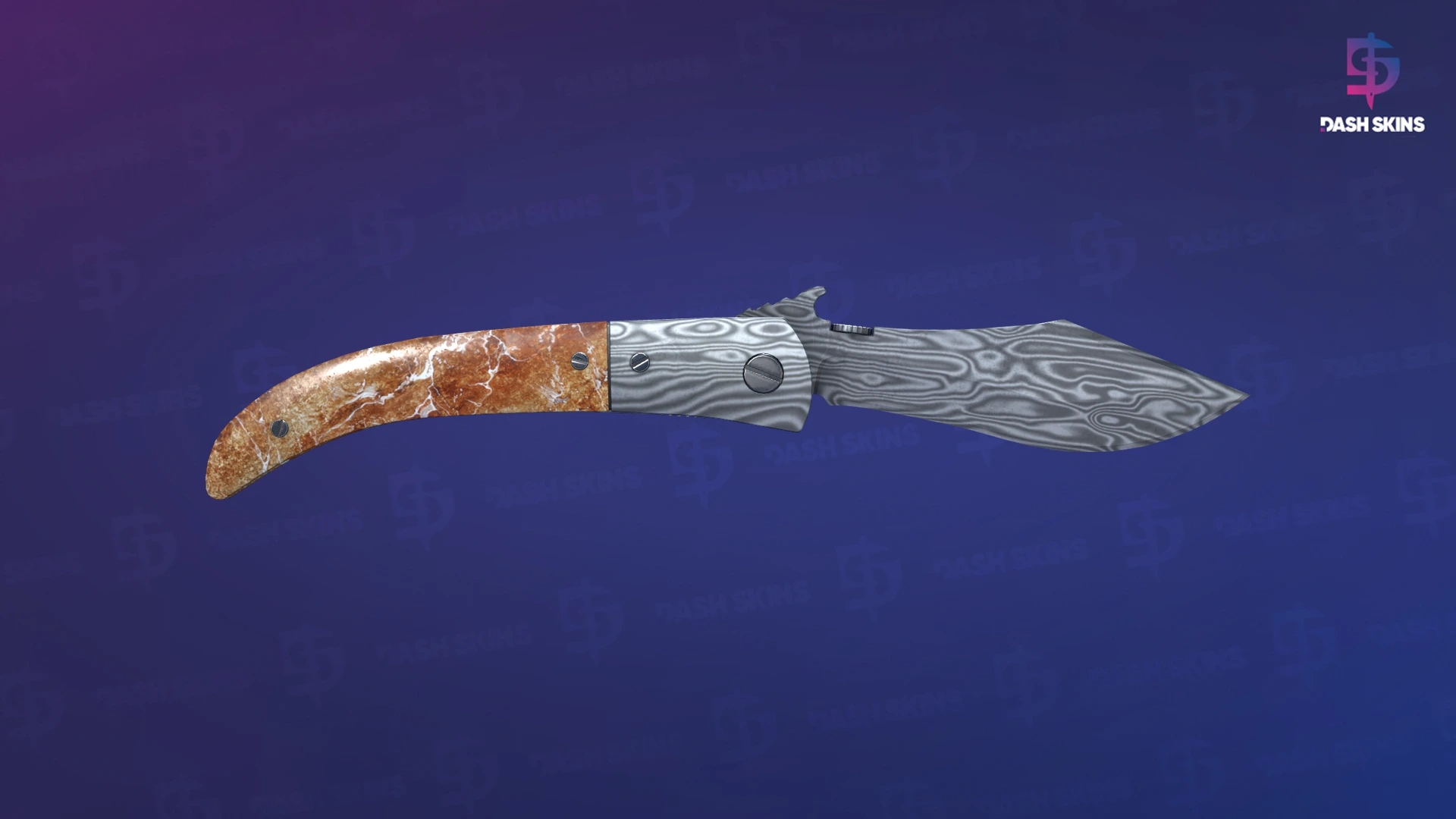 ★ Navaja Knife | Damascus Steel (Field-Tested) Screenshot Playside