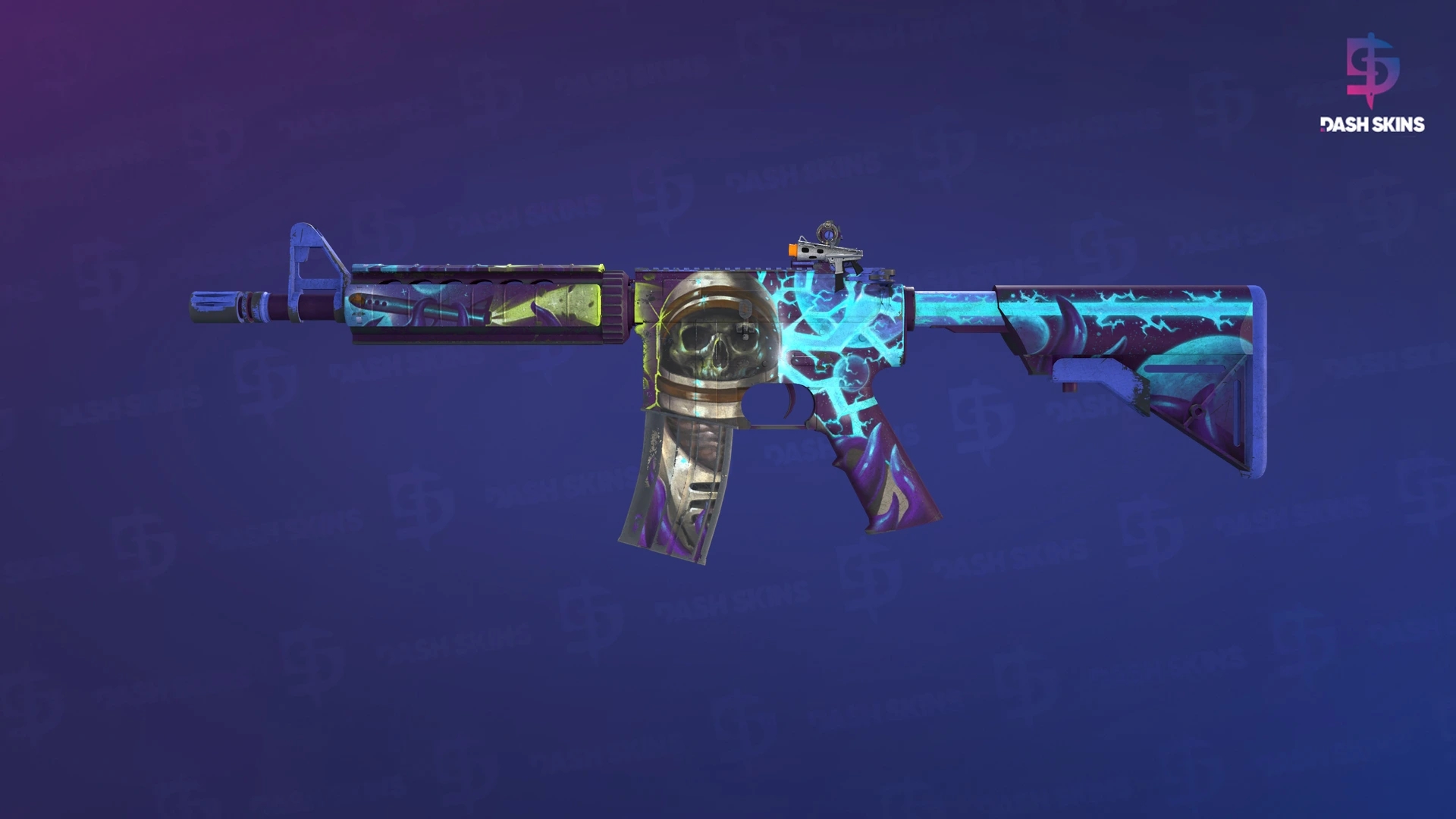 M4A4 | Desolate Space (Battle-Scarred) Screenshot Playside