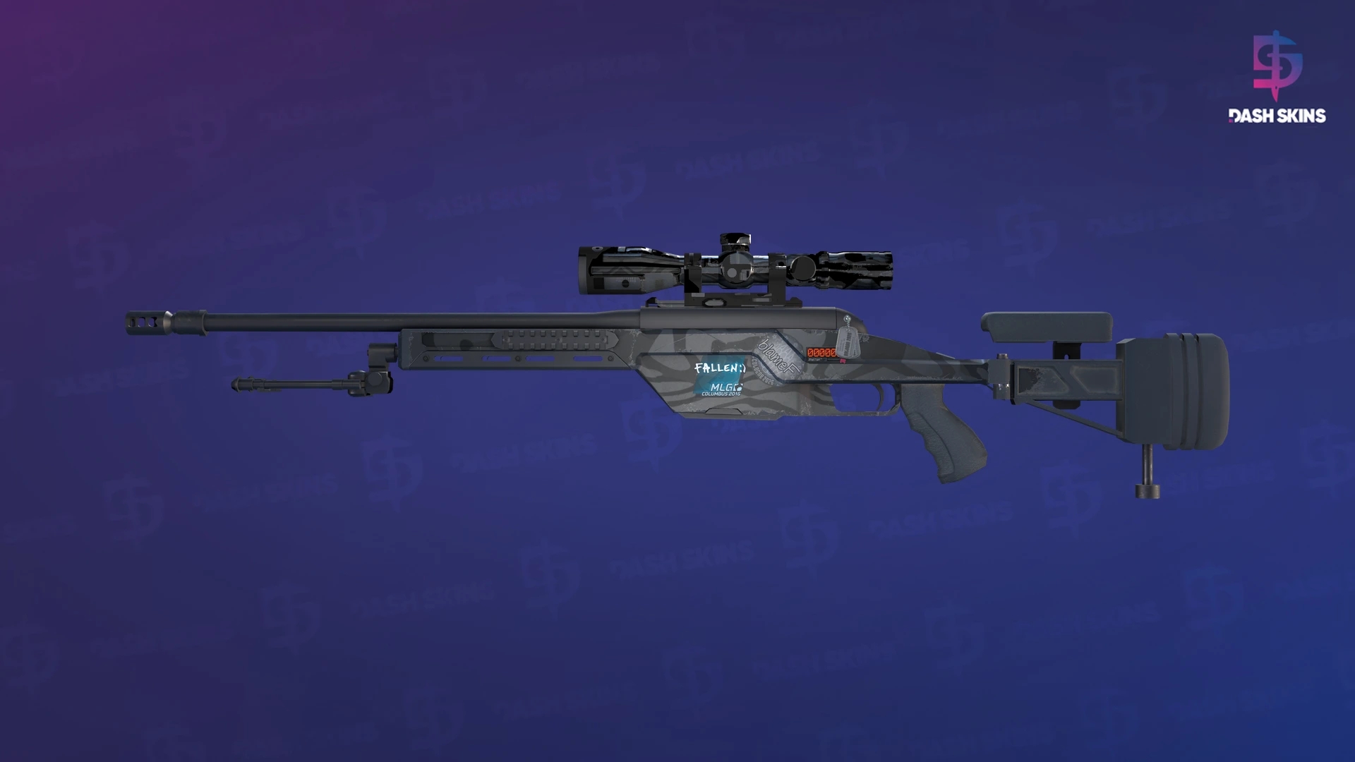StatTrak™ SSG 08 | Dark Water (Field-Tested) Screenshot Playside