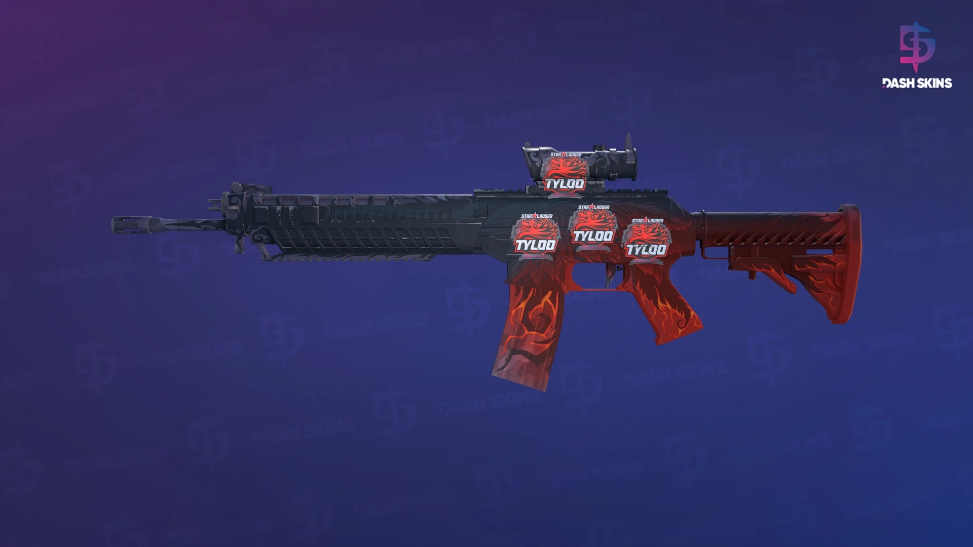 SG 553 | Darkwing (Field-Tested) Screenshot Playside