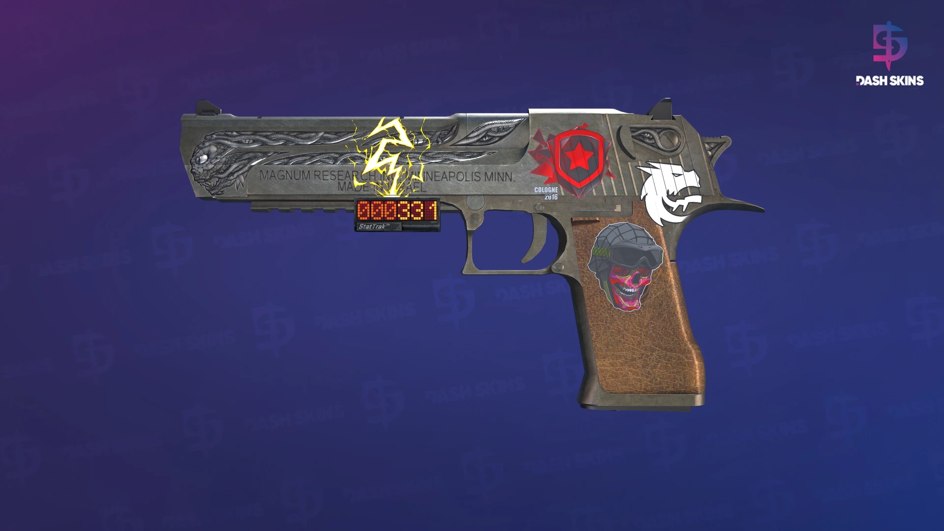 StatTrak™ Desert Eagle | Naga (Minimal Wear) Screenshot Playside