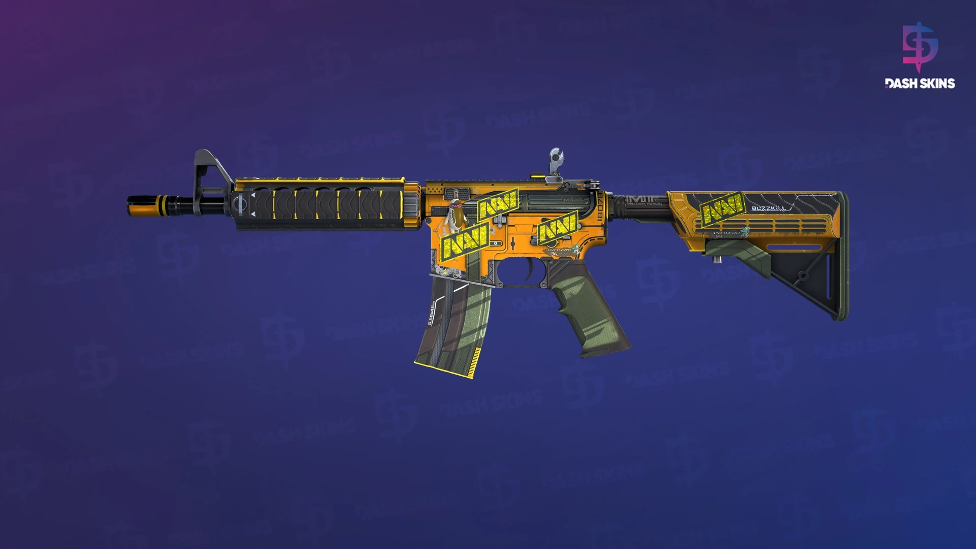 M4A4 | Buzz Kill (Minimal Wear) Screenshot Playside
