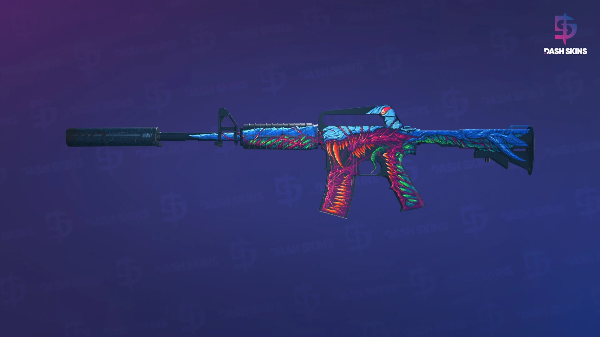 M4A1-S | Hyper Beast (Minimal Wear) Screenshot Playside