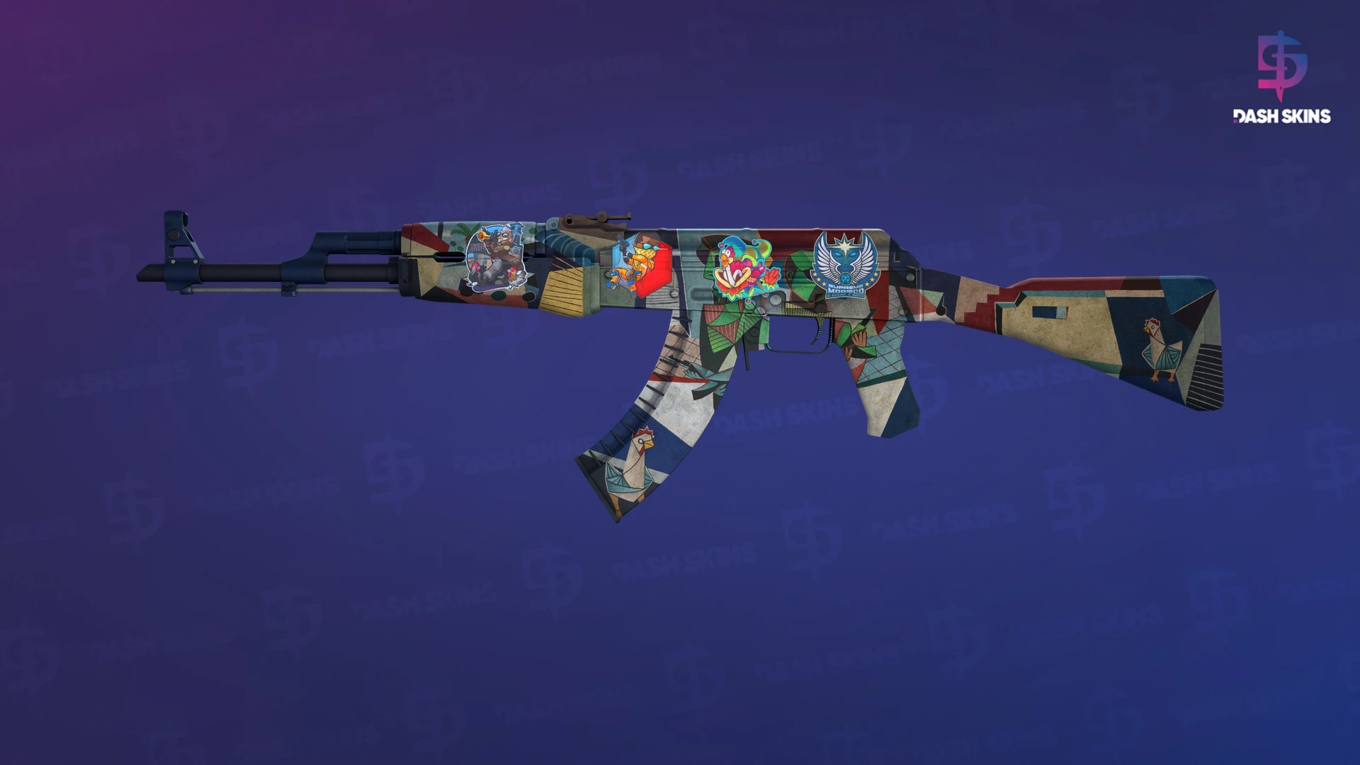 AK-47 | Leet Museo (Well-Worn) Screenshot Playside