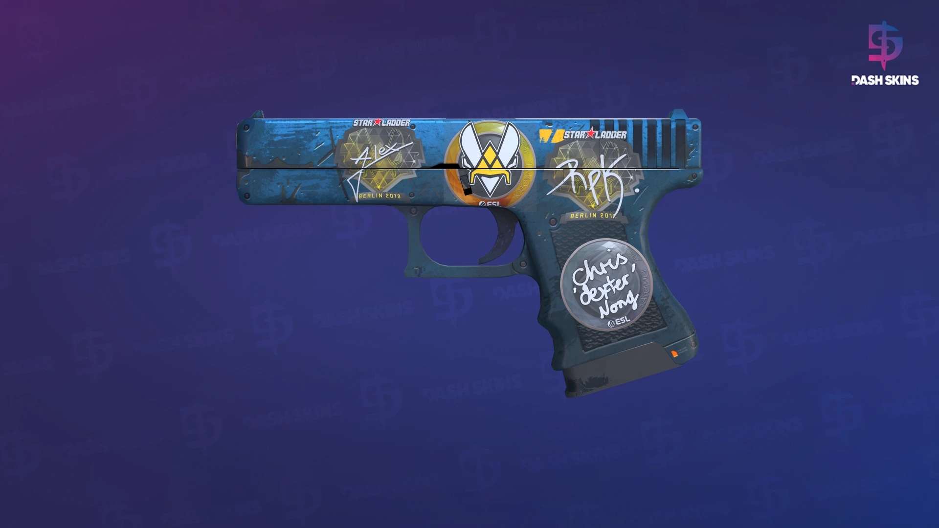 Glock-18 | Off World (Well-Worn) Screenshot Playside