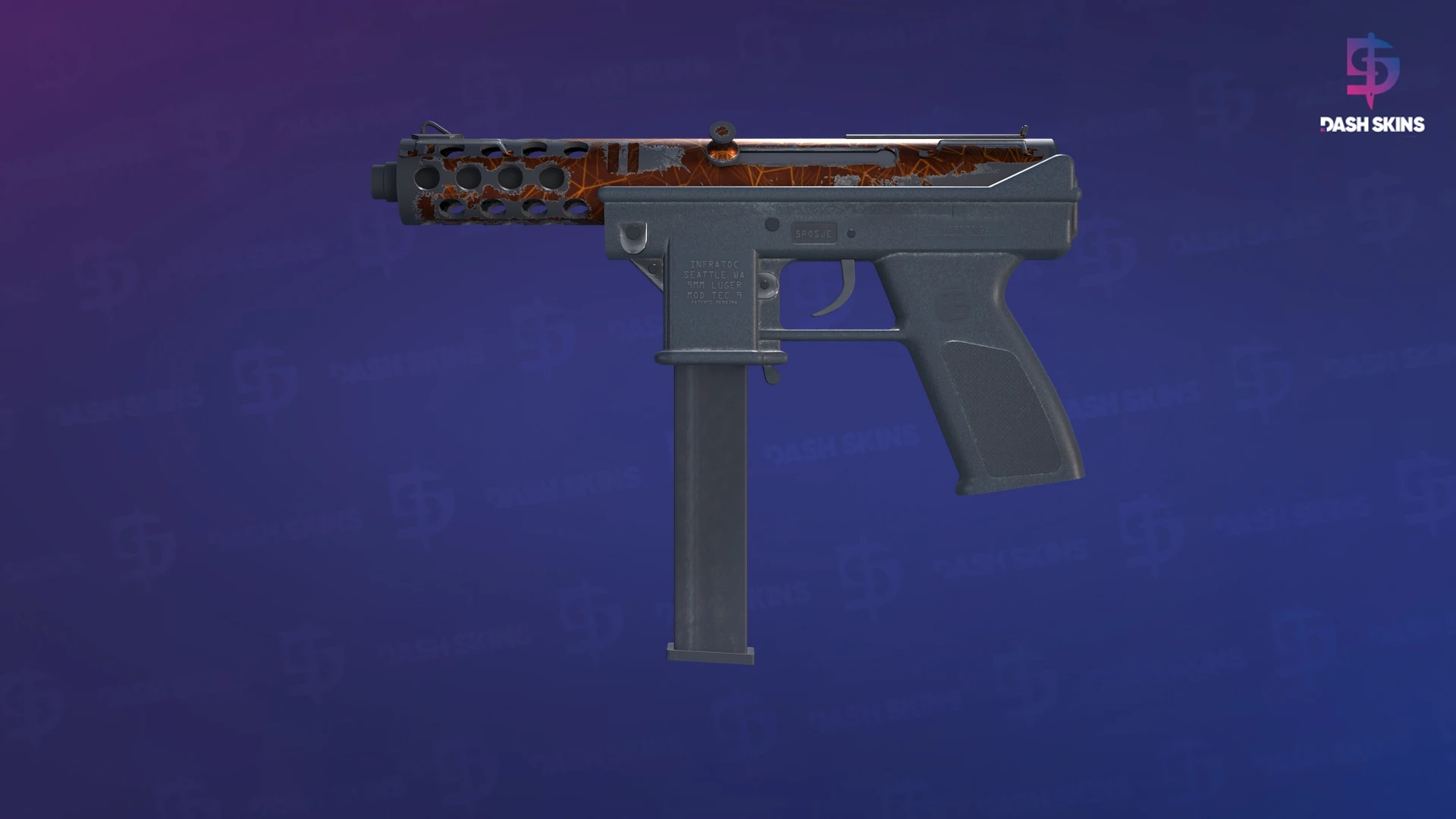 Tec-9 | Red Quartz (Field-Tested) Screenshot Playside
