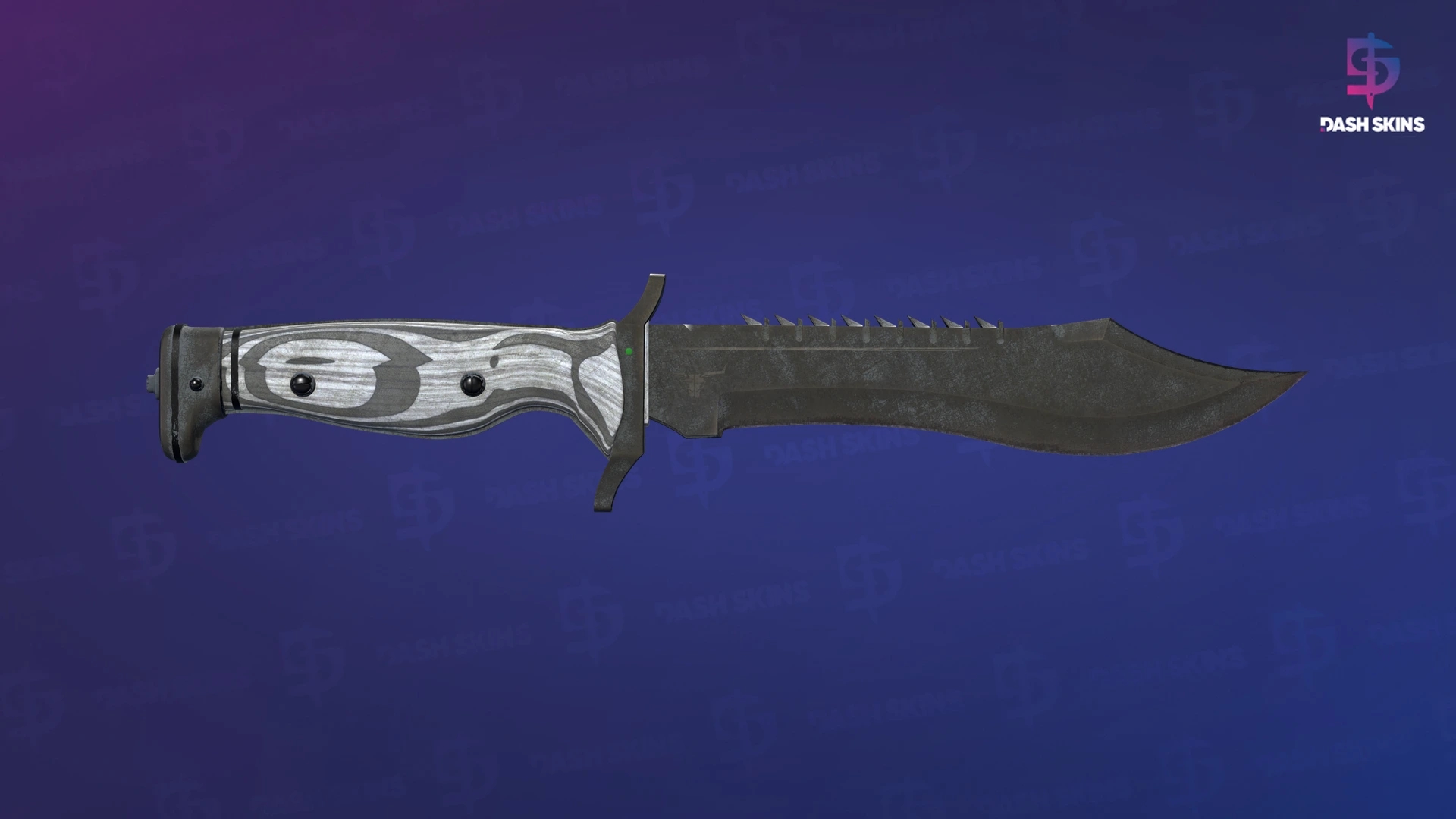 ★ Bowie Knife | Black Laminate (Battle-Scarred) Screenshot Playside