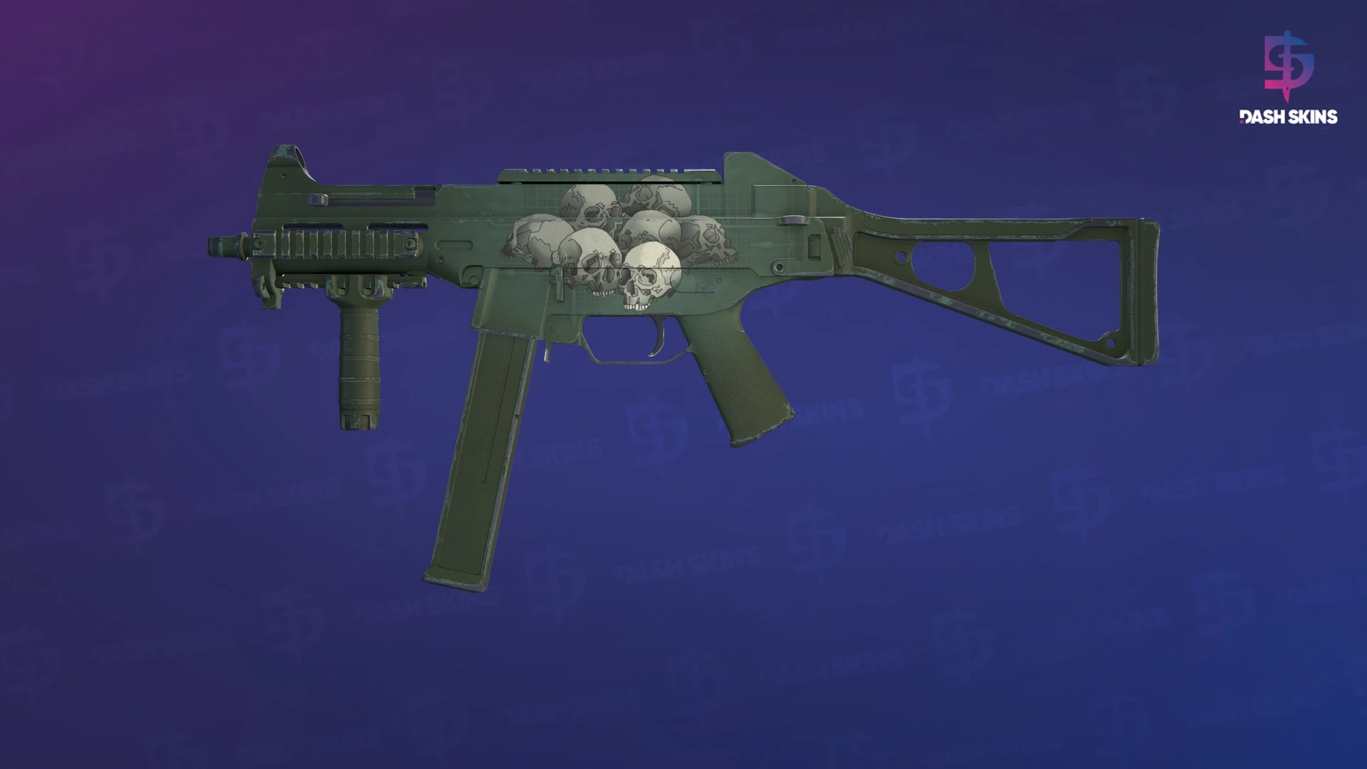 UMP-45 | Bone Pile (Minimal Wear) Screenshot Playside