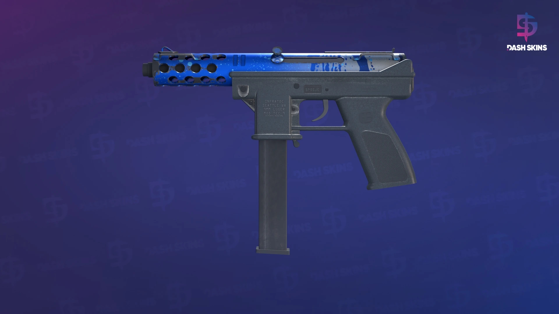 Tec-9 | Ice Cap (Minimal Wear) Screenshot Playside