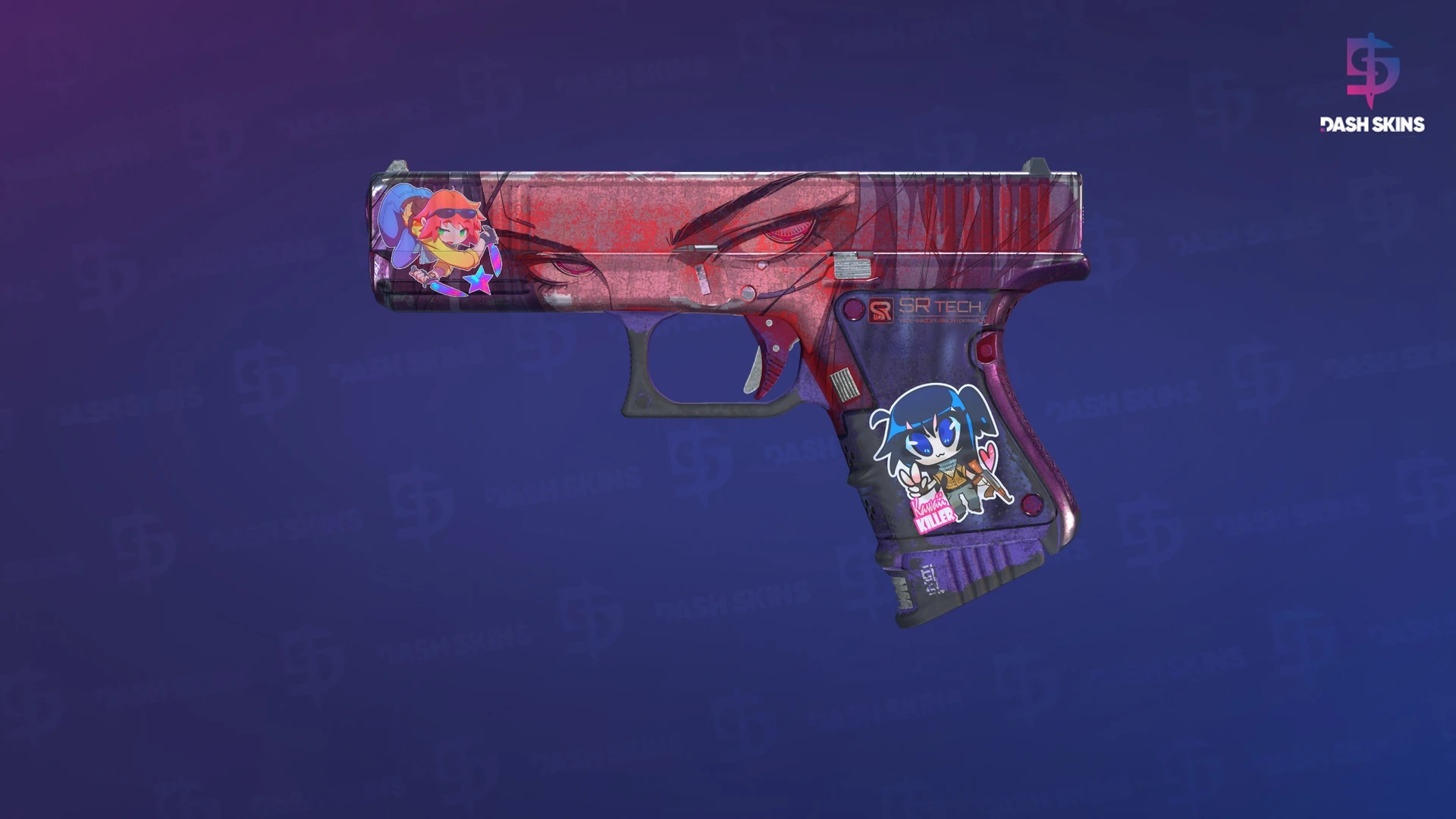 Glock-18 | Shinobu (Battle-Scarred) Screenshot Playside