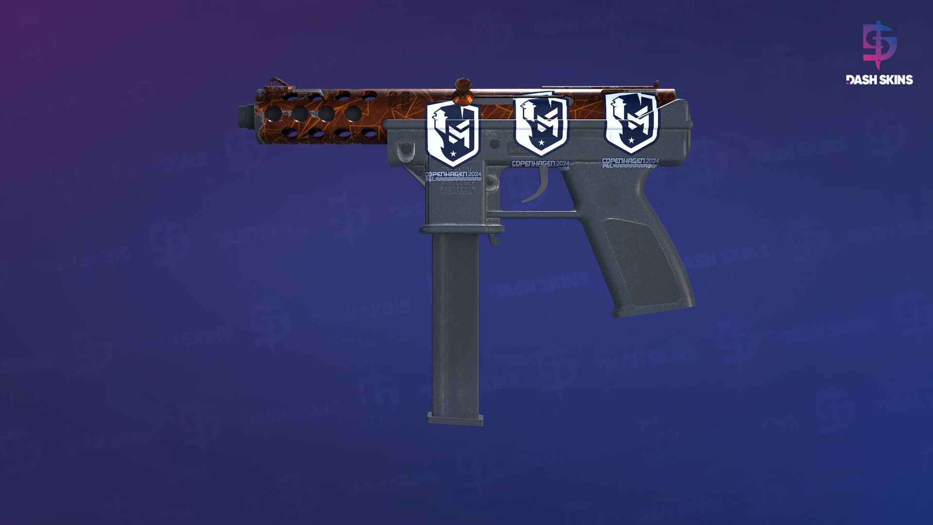 Tec-9 | Red Quartz (Factory New) Screenshot Playside