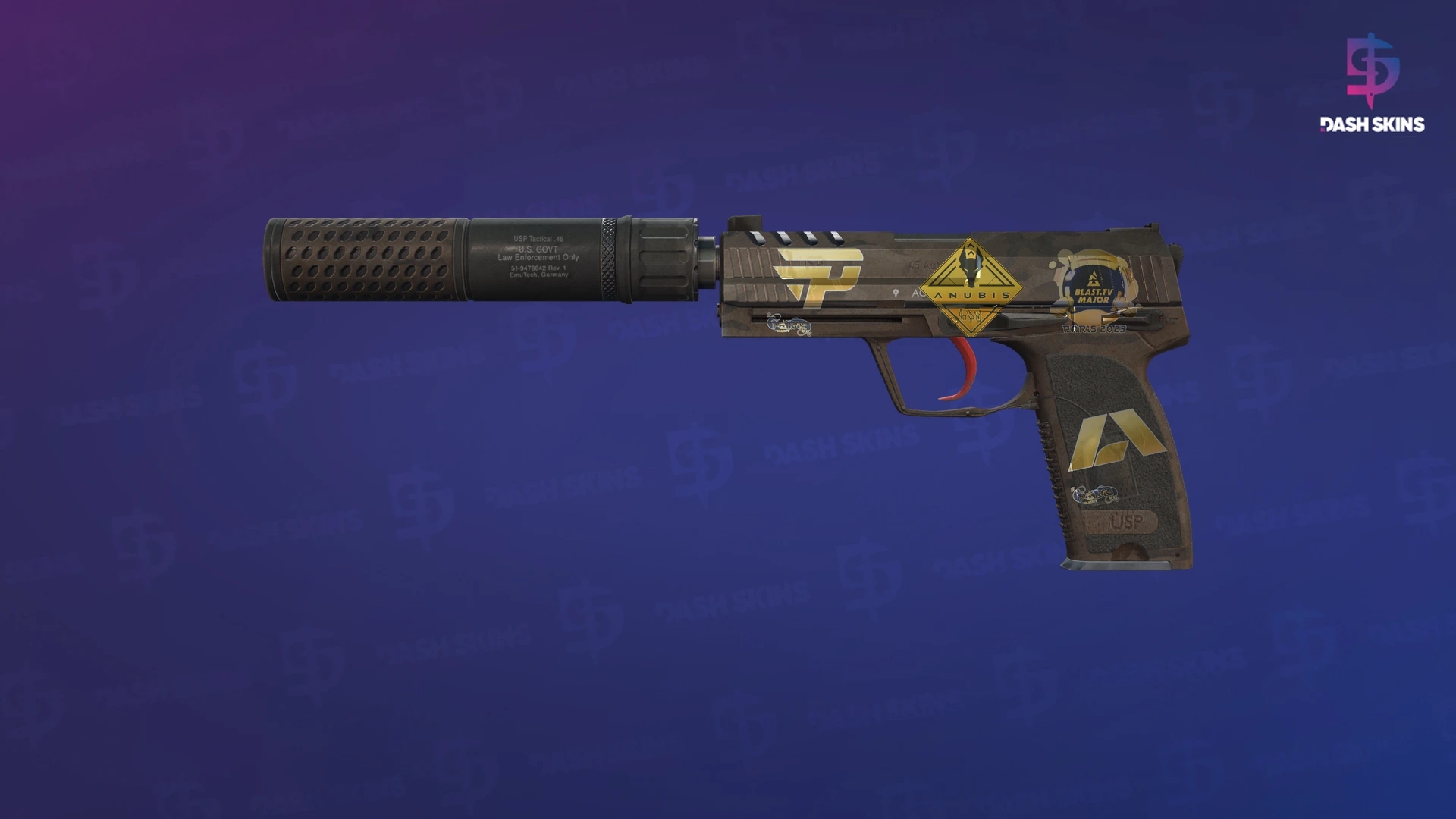 Souvenir USP-S | Desert Tactical (Well-Worn) Screenshot Playside