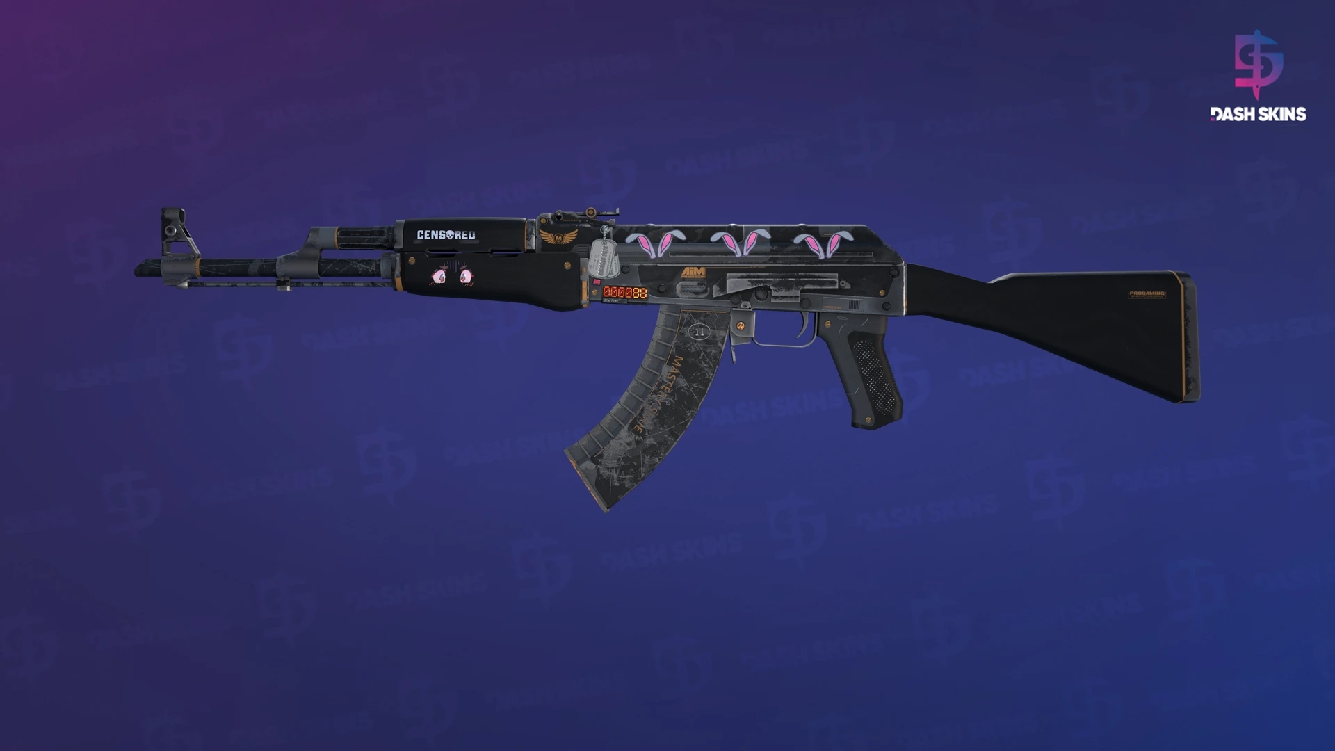 StatTrak™ AK-47 | Elite Build (Well-Worn) Screenshot Playside