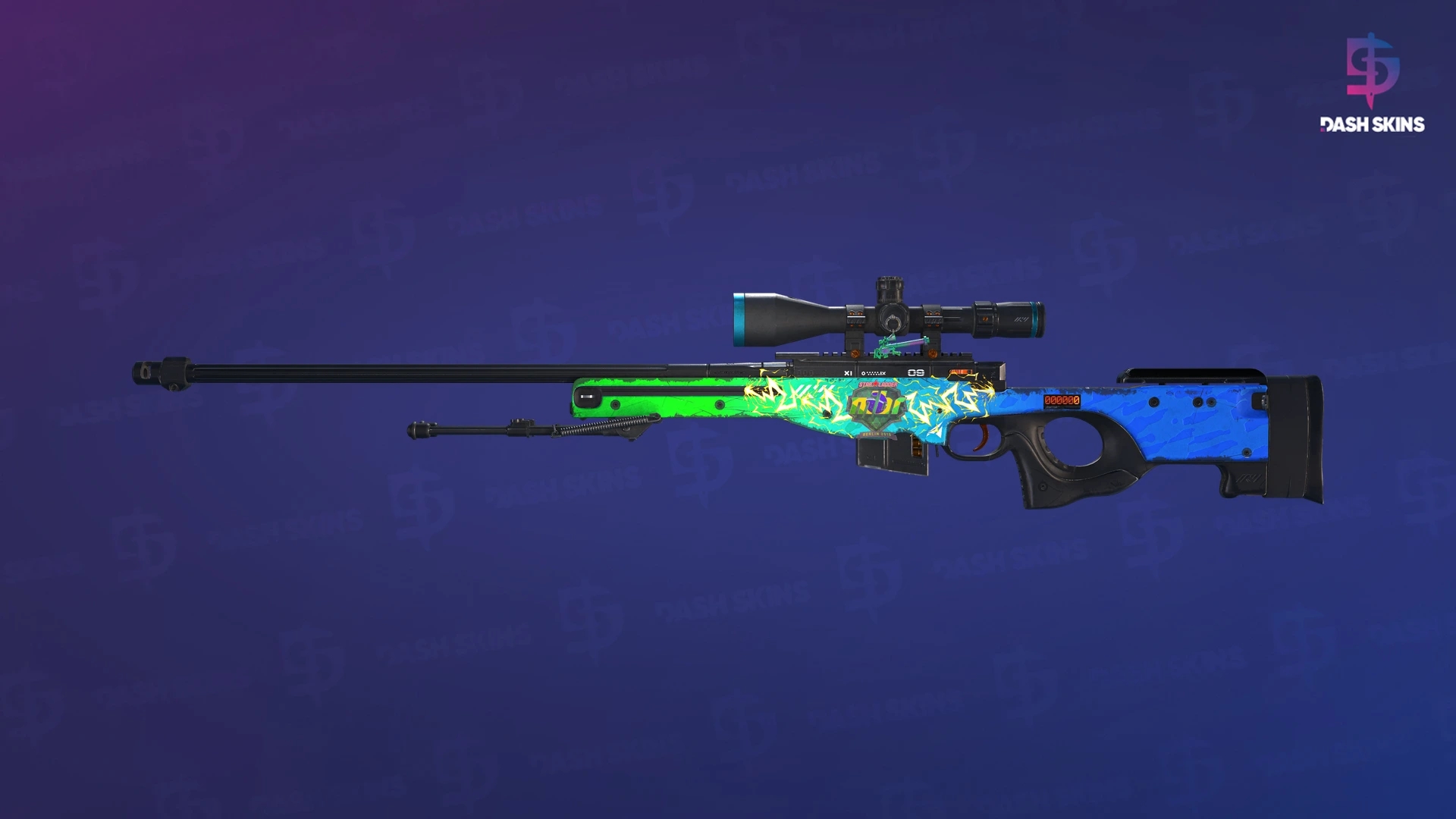 StatTrak™ AWP | Ice Coaled (Field-Tested) Screenshot Playside