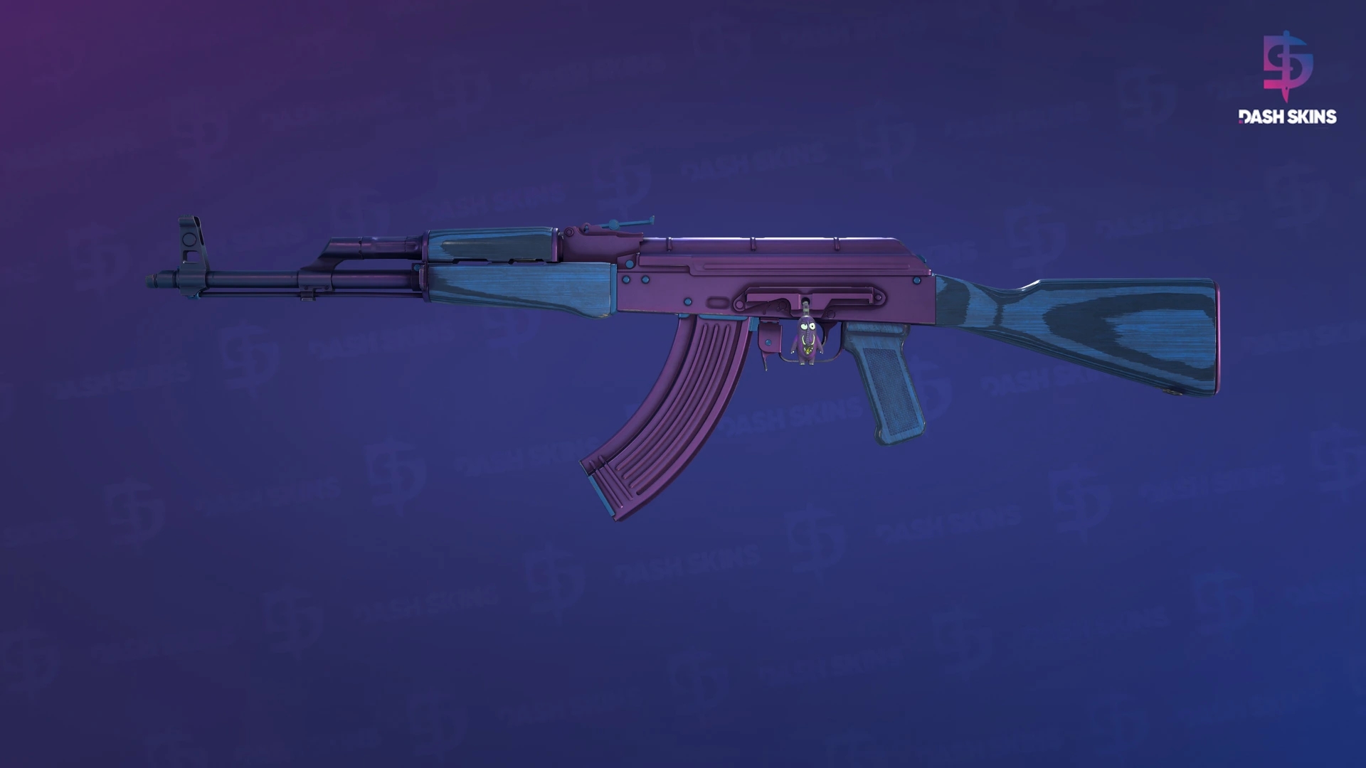 AK-47 | Midnight Laminate (Minimal Wear) Screenshot Playside