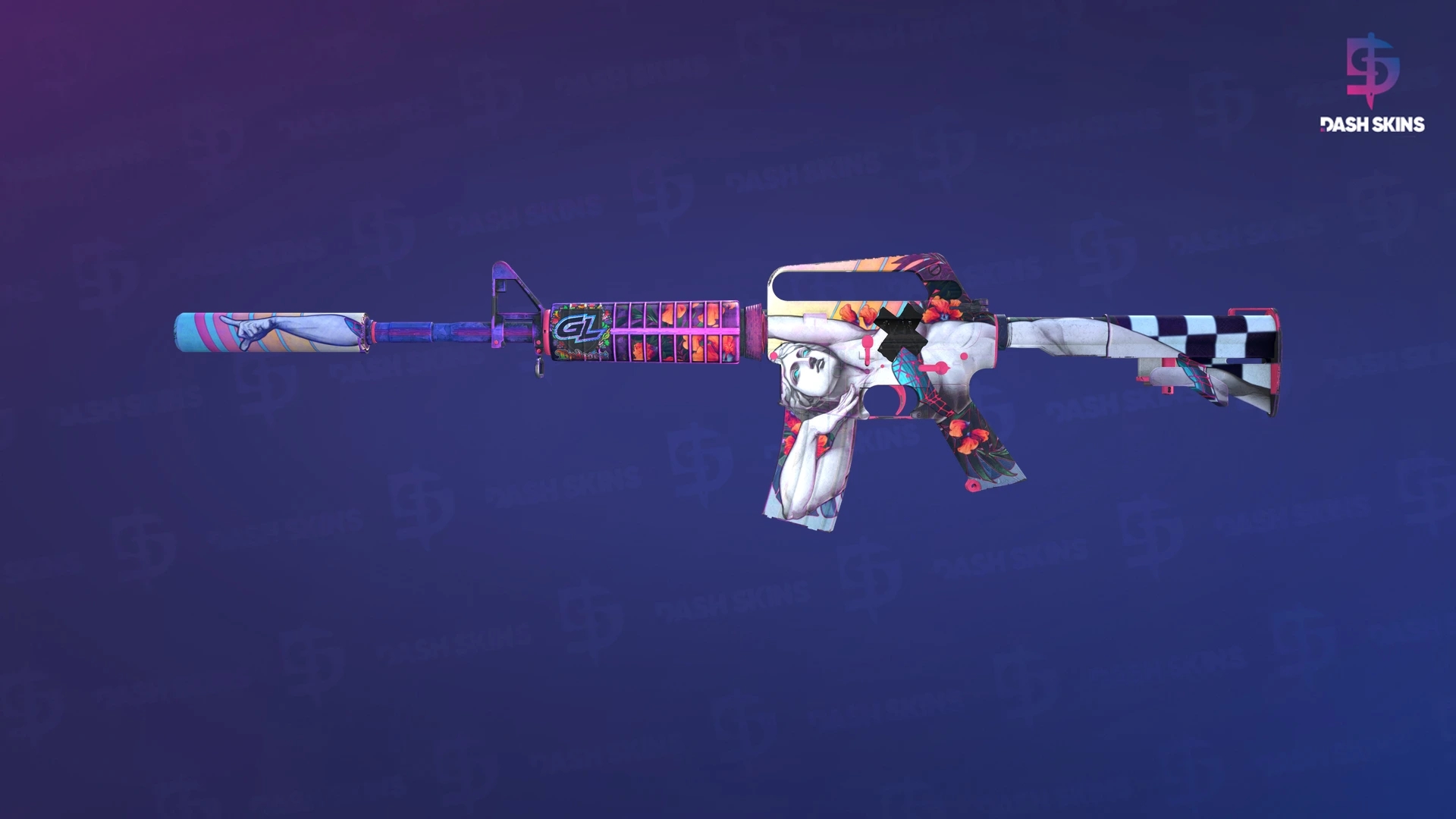 M4A1-S | Vaporwave (Field-Tested) Screenshot Playside