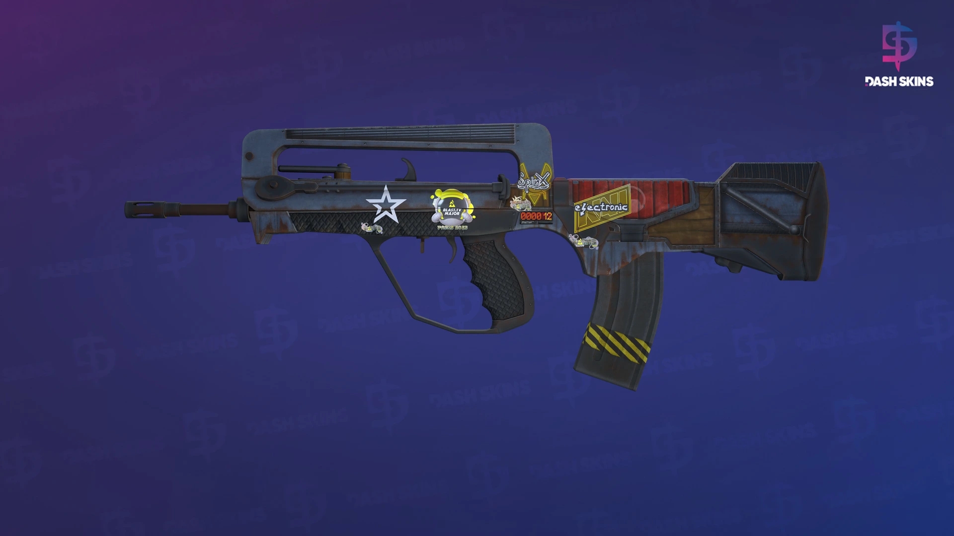 StatTrak™ FAMAS | Decommissioned (Well-Worn) Screenshot Playside