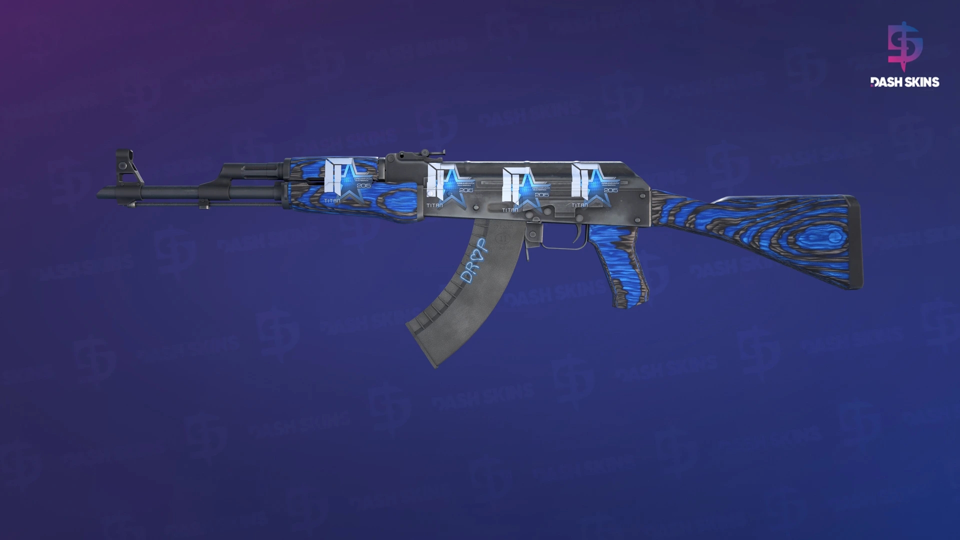 AK-47 | Blue Laminate (Field-Tested) Screenshot Playside
