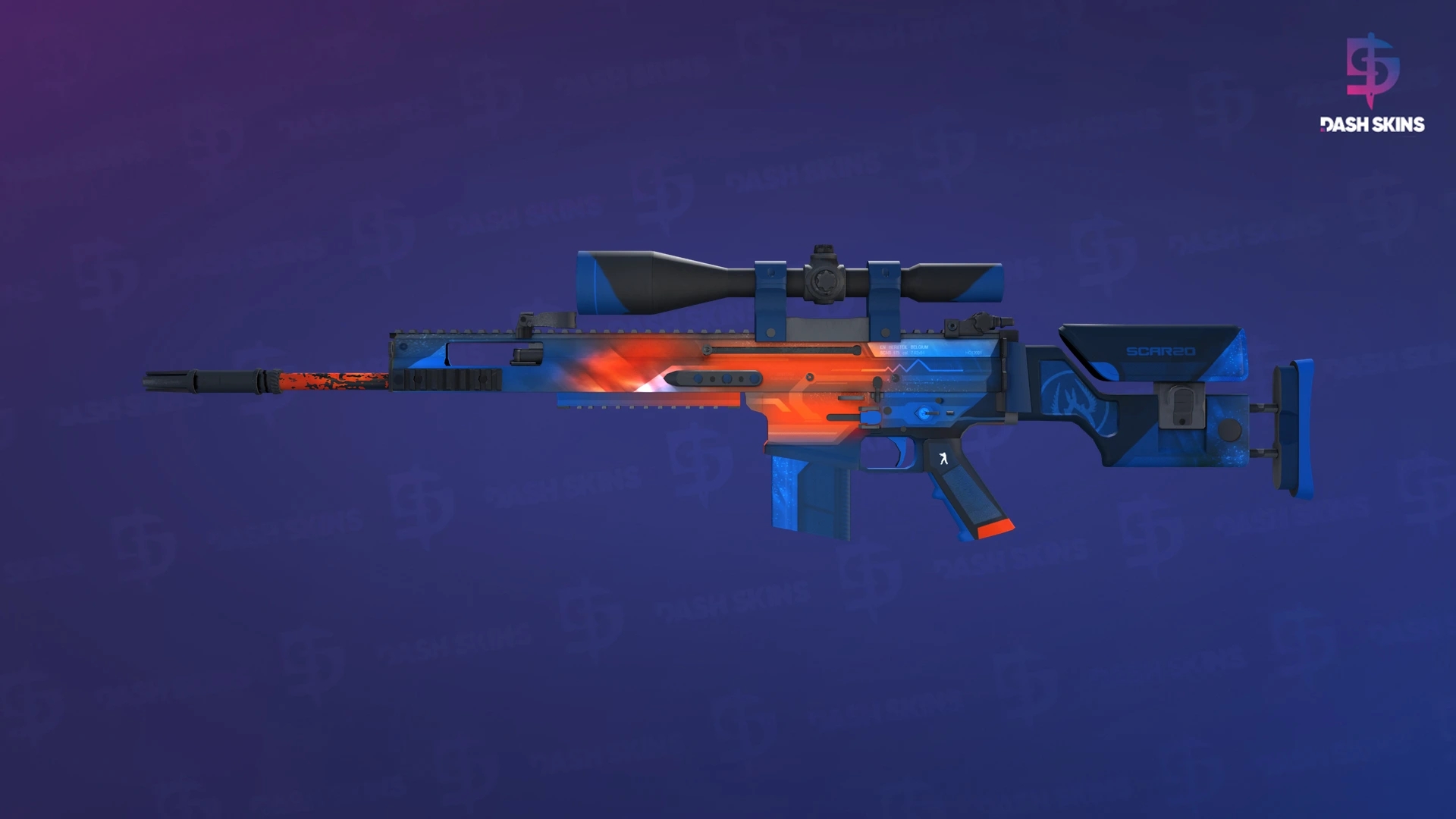 SCAR-20 | Cardiac (Minimal Wear) Screenshot Playside