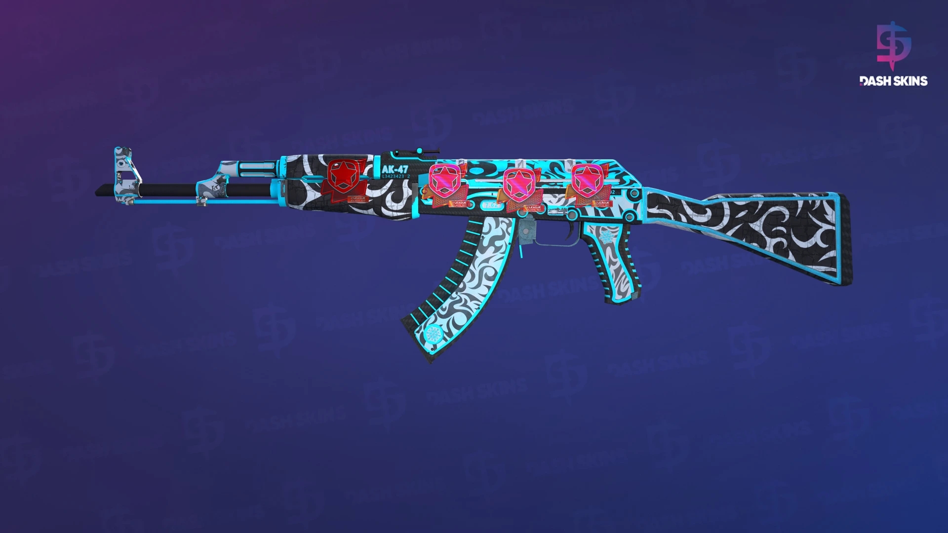 AK-47 | Frontside Misty (Minimal Wear) Screenshot Playside